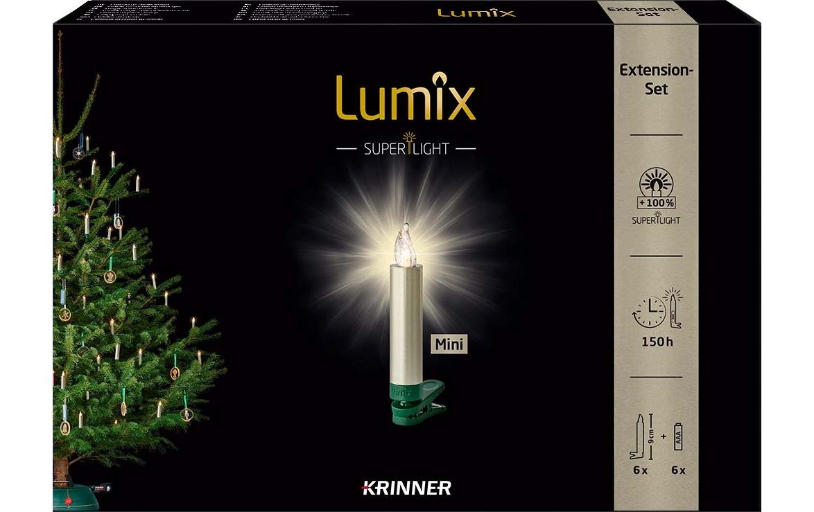 lumix LED-Christbaumkerzen »SuperLight Mini, 6er-Set«