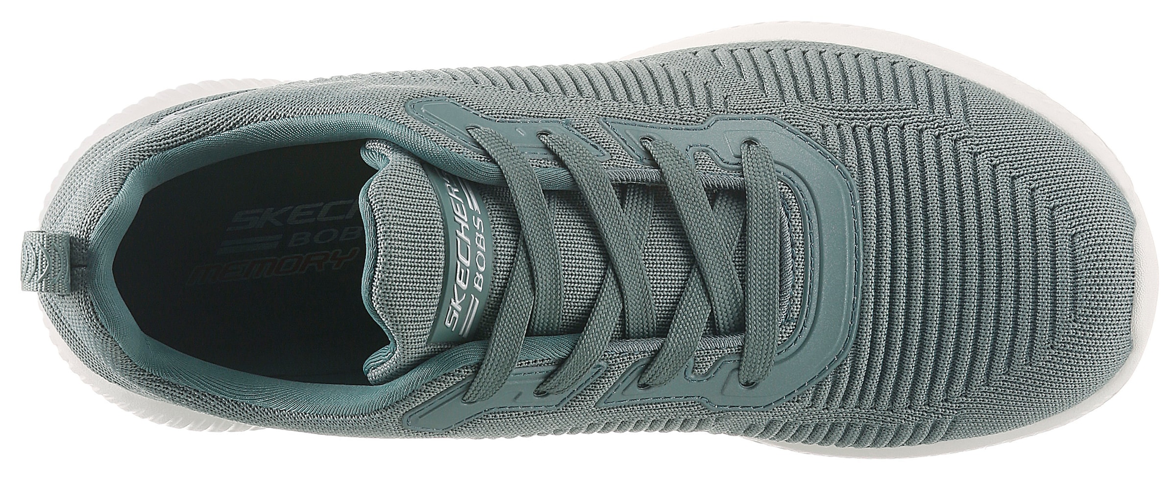 Skechers Sneaker »Bobs Squad - Tough Talk«, Freizeitschuh, Halbschuh, Schnürschuh mit Skech-Knit