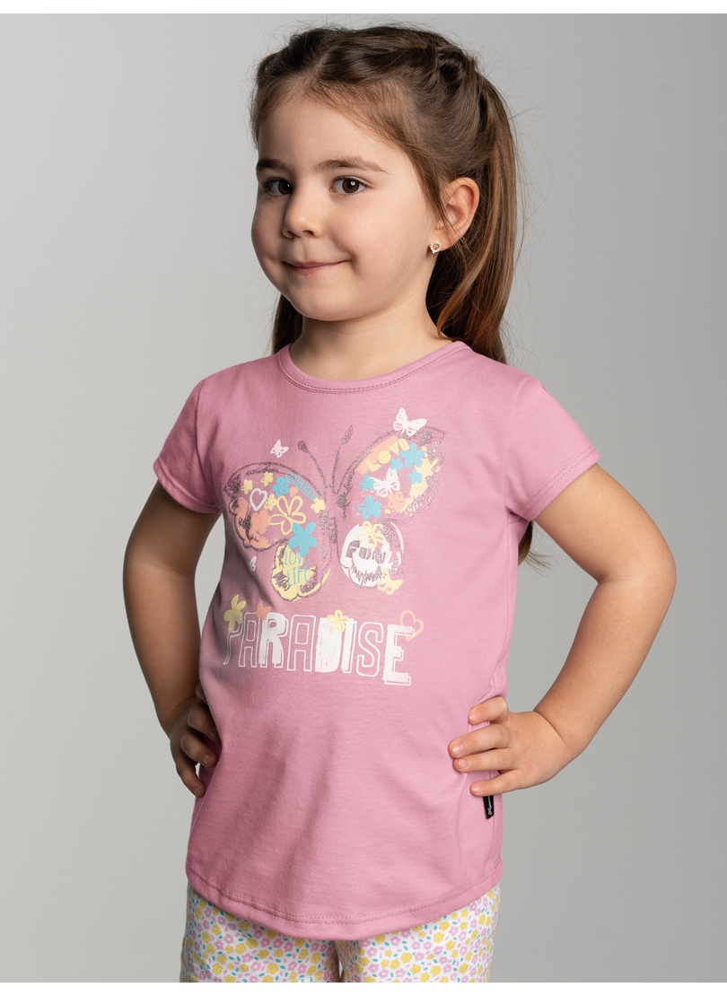 Image of Trigema T-Shirt "TRIGEMA T-Shirt mit buntem Schmetterling-Printmotiv" 1 Stk.