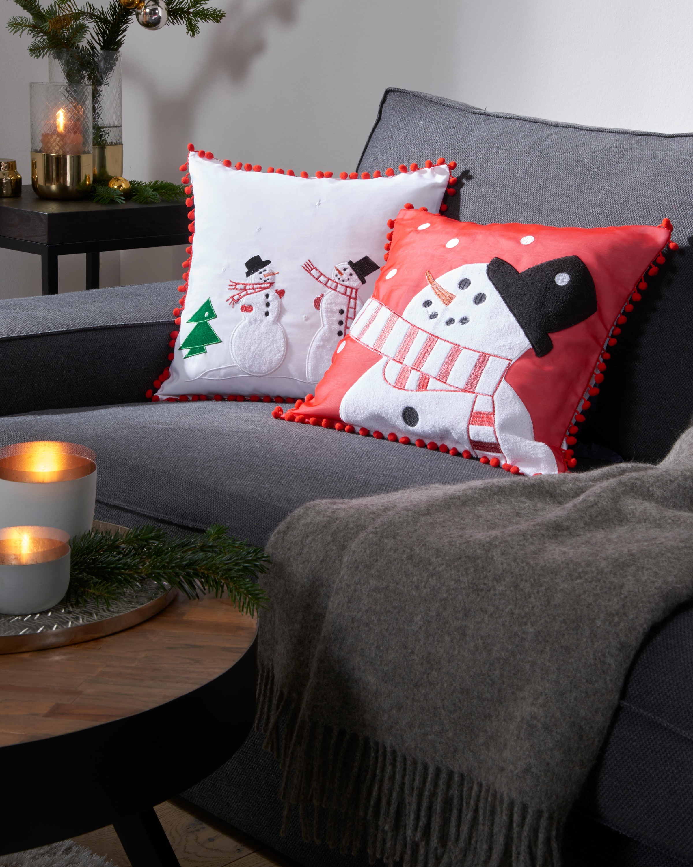 Image of my home Dekokissen »Schneemänner«, (1 St.), Weihnachtsdeko bei Ackermann Versand Schweiz