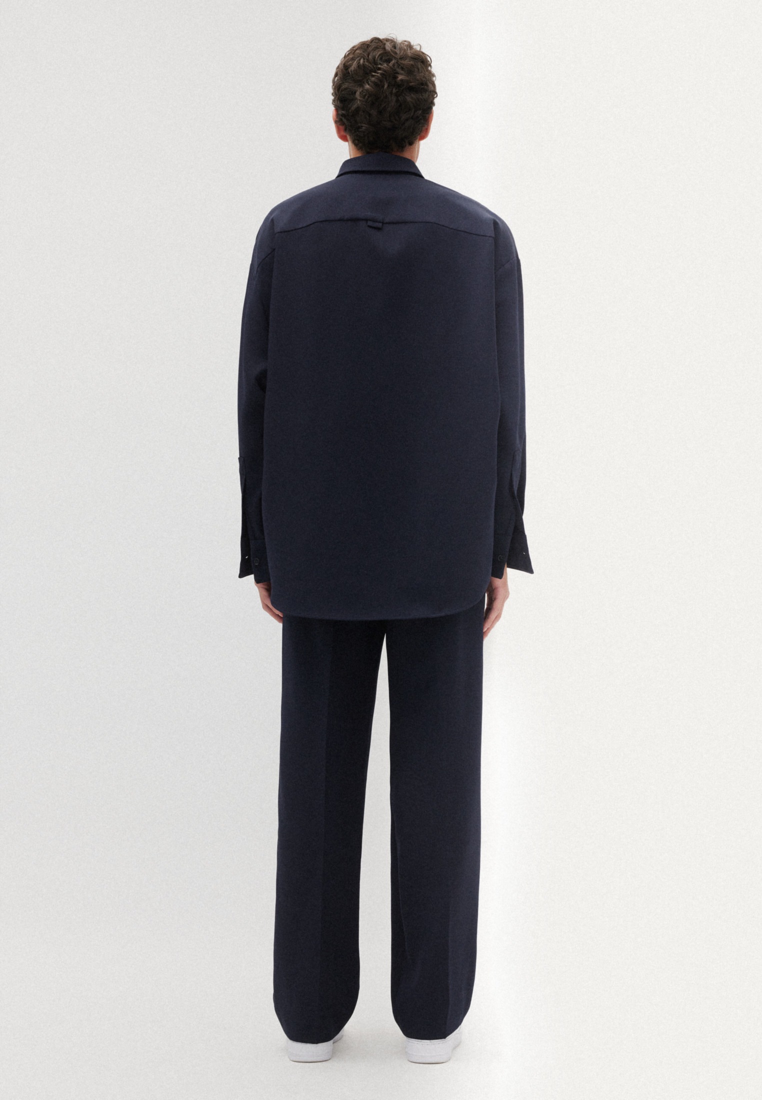 studio seidensticker Businesshemd Oversized Langarm Kentkragen Uni