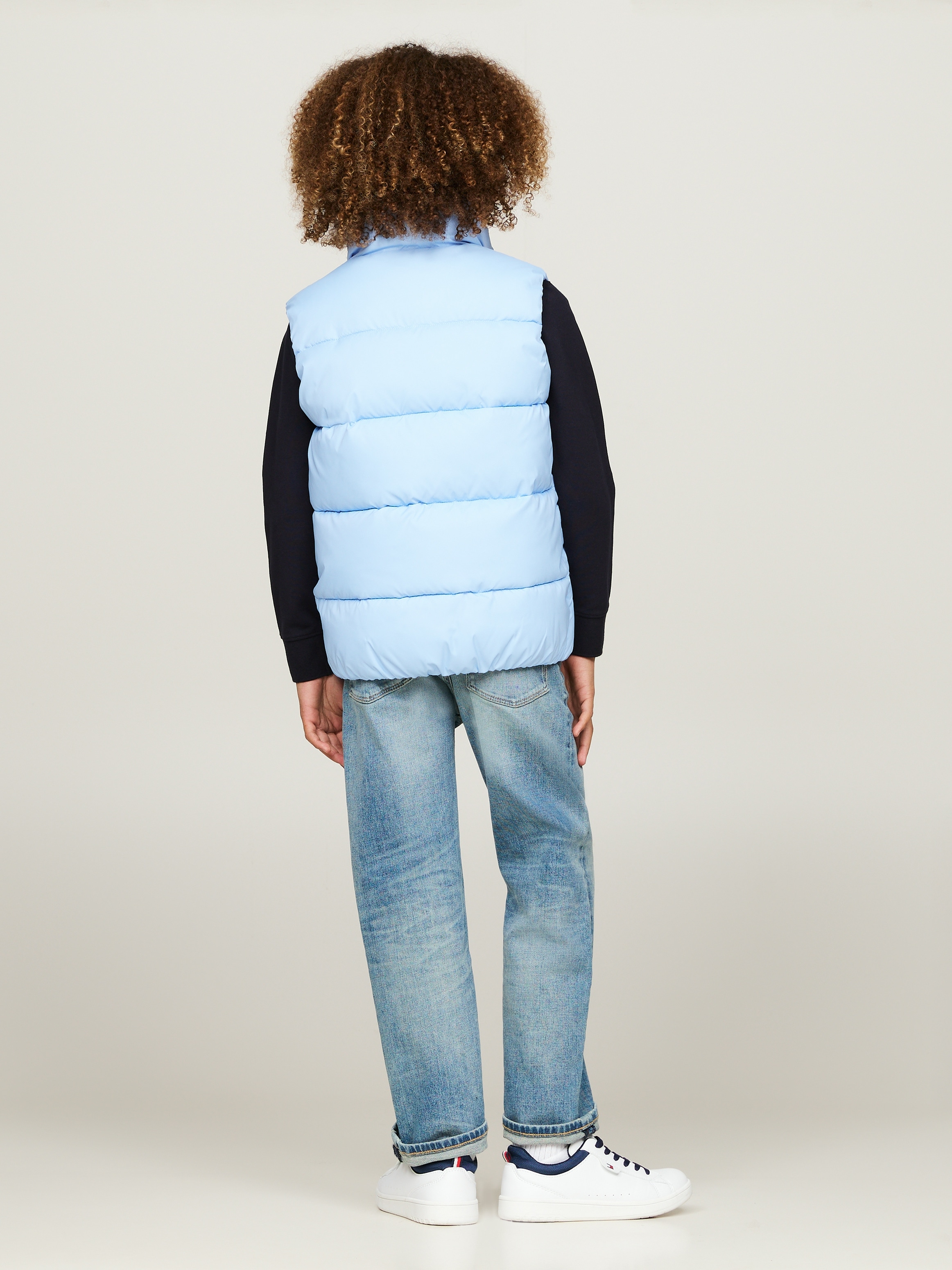 Tommy Hilfiger Steppweste »ESSENTIAL PADDED VEST«, Kinder bis 16 Jahre mit Logostickerei