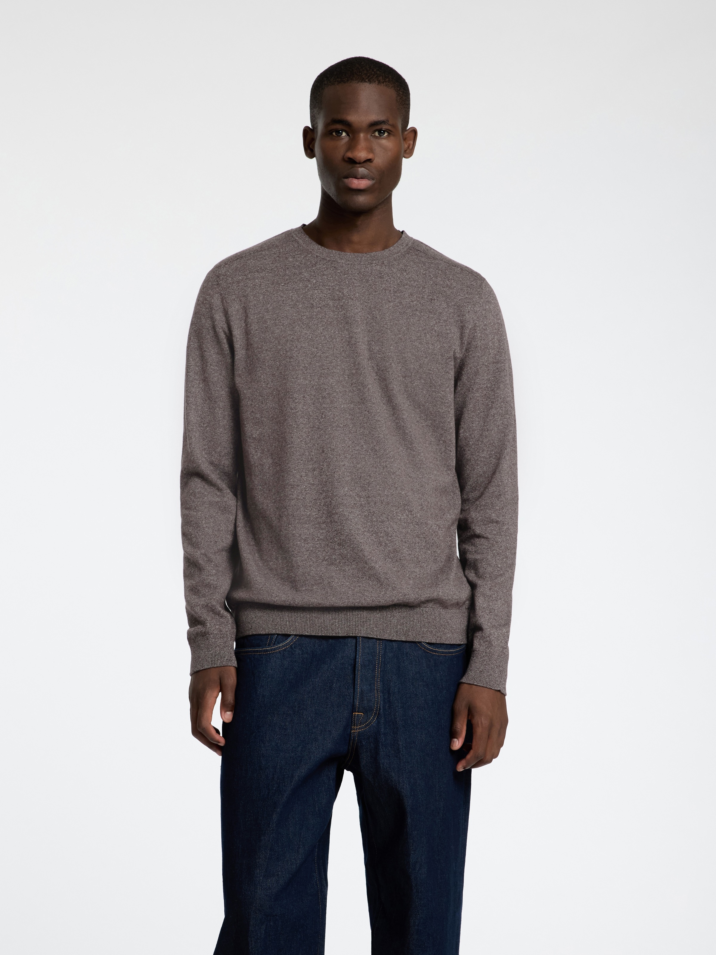 Image of SELECTED Rundhalspullover "SLHBERG CREW NECK NOOS" Baumwolle, regular fit