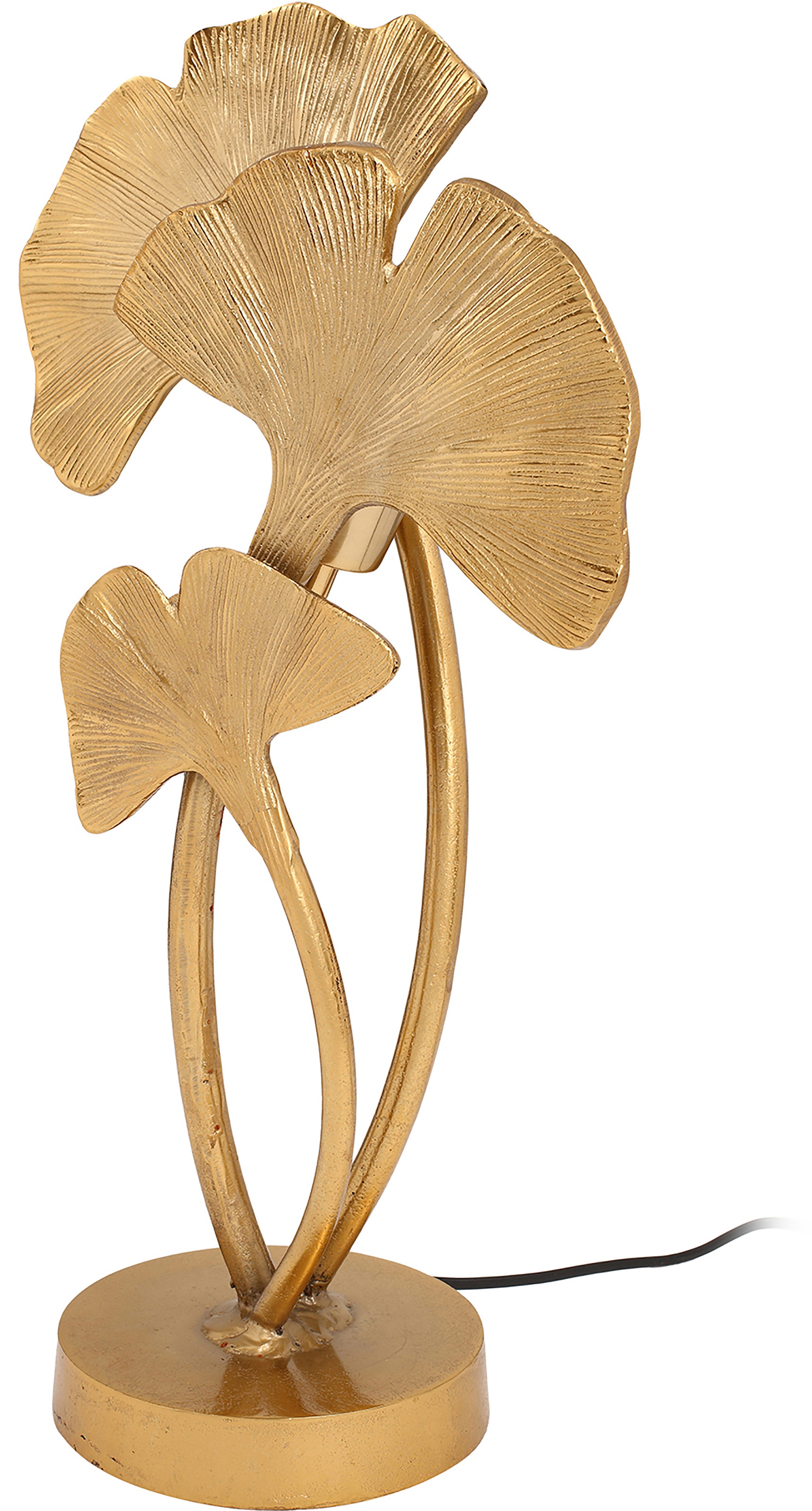 Image of InStyle by Kayoom Tischleuchte »Tischlampe Bailey«, E27, 1 St., Dekorative Tischleuchte im Gingko-Blatt-Design, handgefertigt Metall bei Ackermann Versand Schweiz