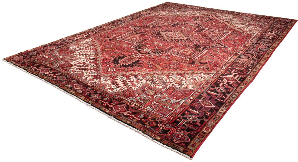 Image of morgenland Orientteppich »Perser - Nomadic - 361 x 267 cm - dunkelrot«, rechteckig, 10 mm Höhe, Wohnzimmer, Handgeknüpft, Einzelstück mit Zertifikat bei Ackermann Versand Schweiz