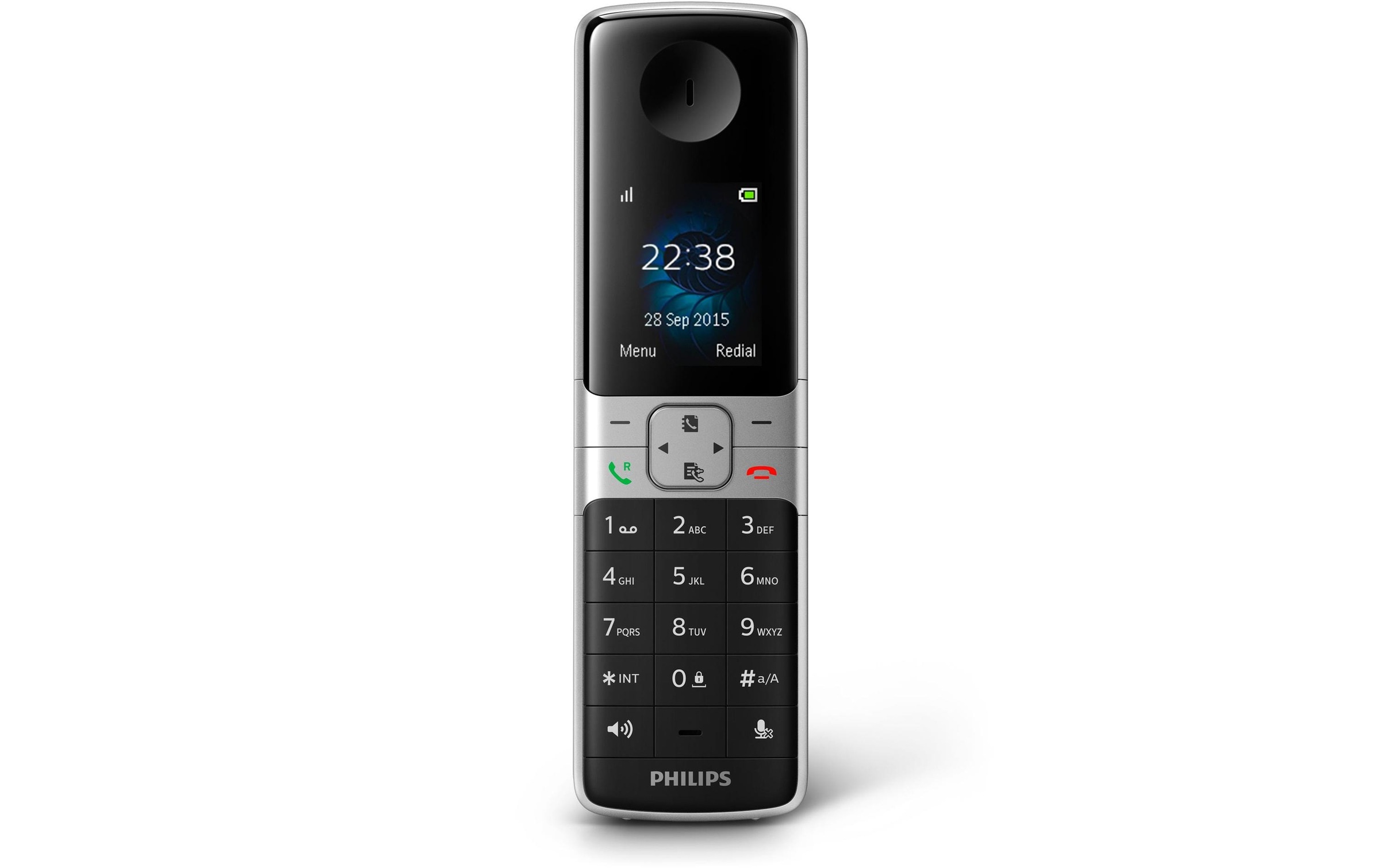 Philips Schnurloses DECT-Telefon »Philips D6351B Schwarz«