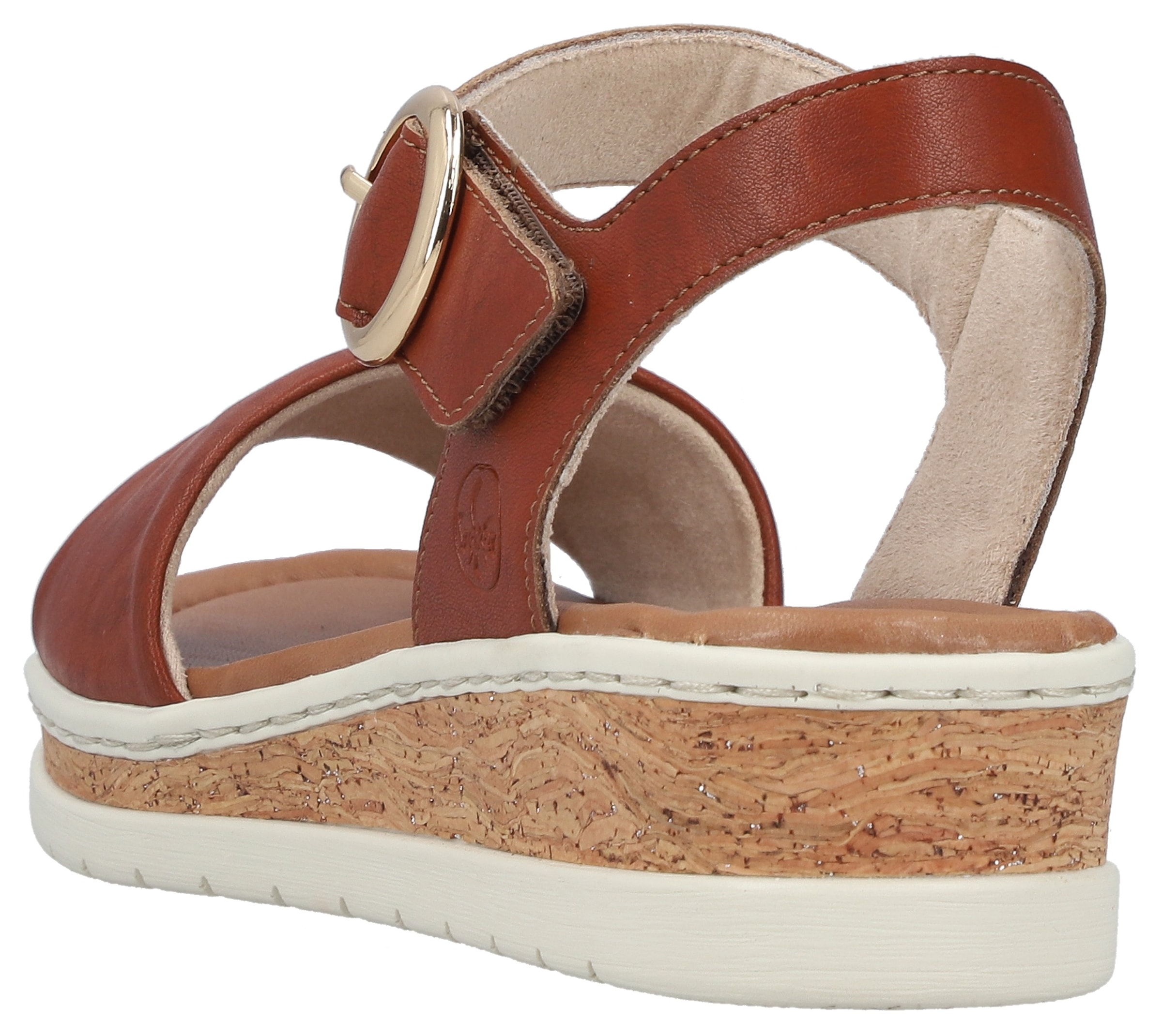 Rieker Sandales compensées  Chaussure d'été, chaussure de vacances, sandale avec scratch