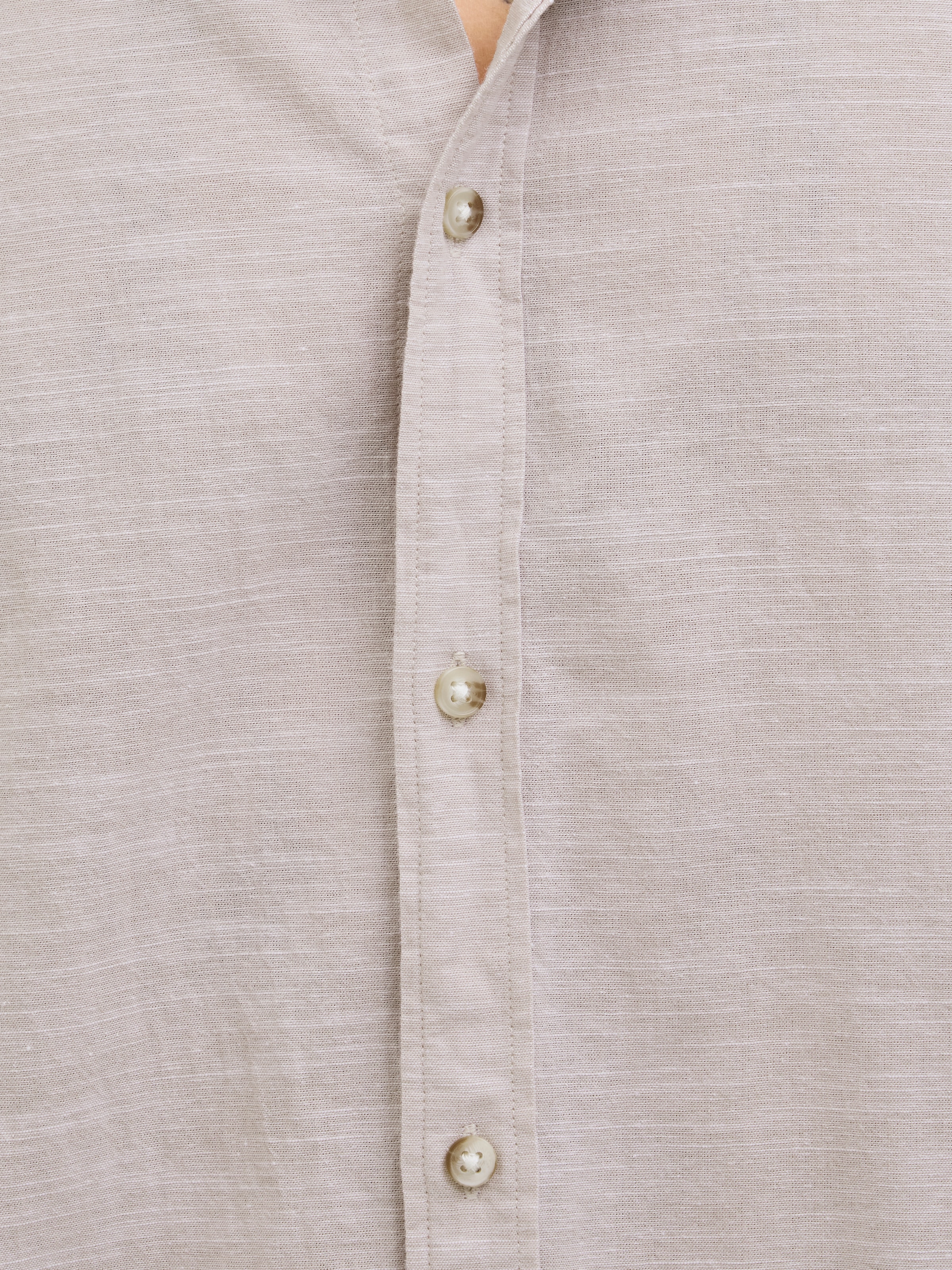 Jack & Jones Langarmhemd »JJESUMMER BAND SHIRT LS SN«, mit Bandkragen