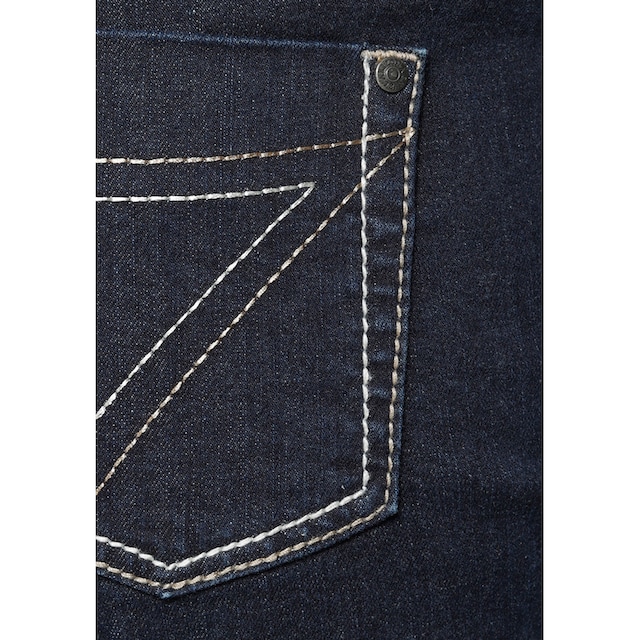 Arizona Gerade Jeans »Comfort-Fit«, High Waist mit Kontrastnähten  versandkostenfrei auf