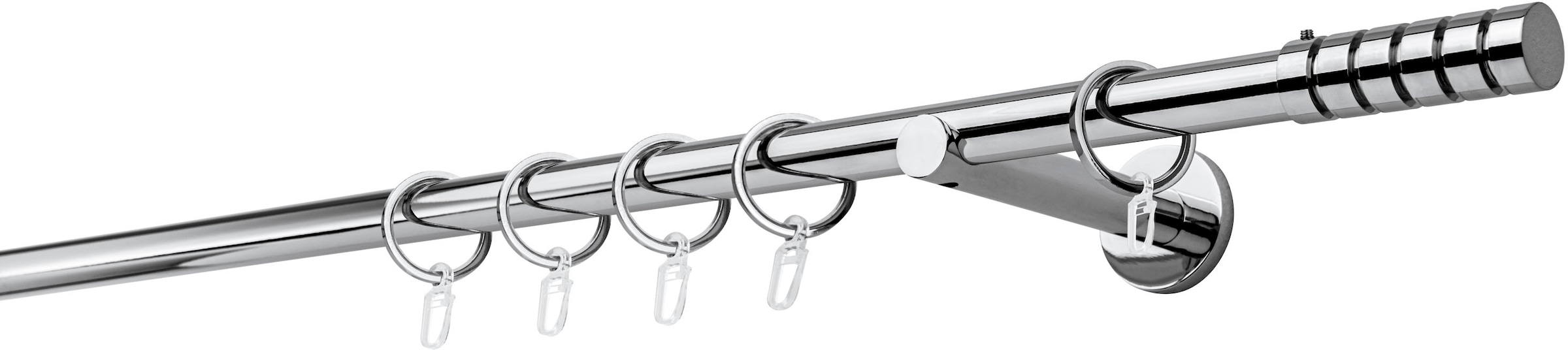 Image of mydeco Gardinenstange »20mm Rillcube Wandträger 12 cm«, 1 läufig-läufig, Fixmass bei Ackermann Versand Schweiz