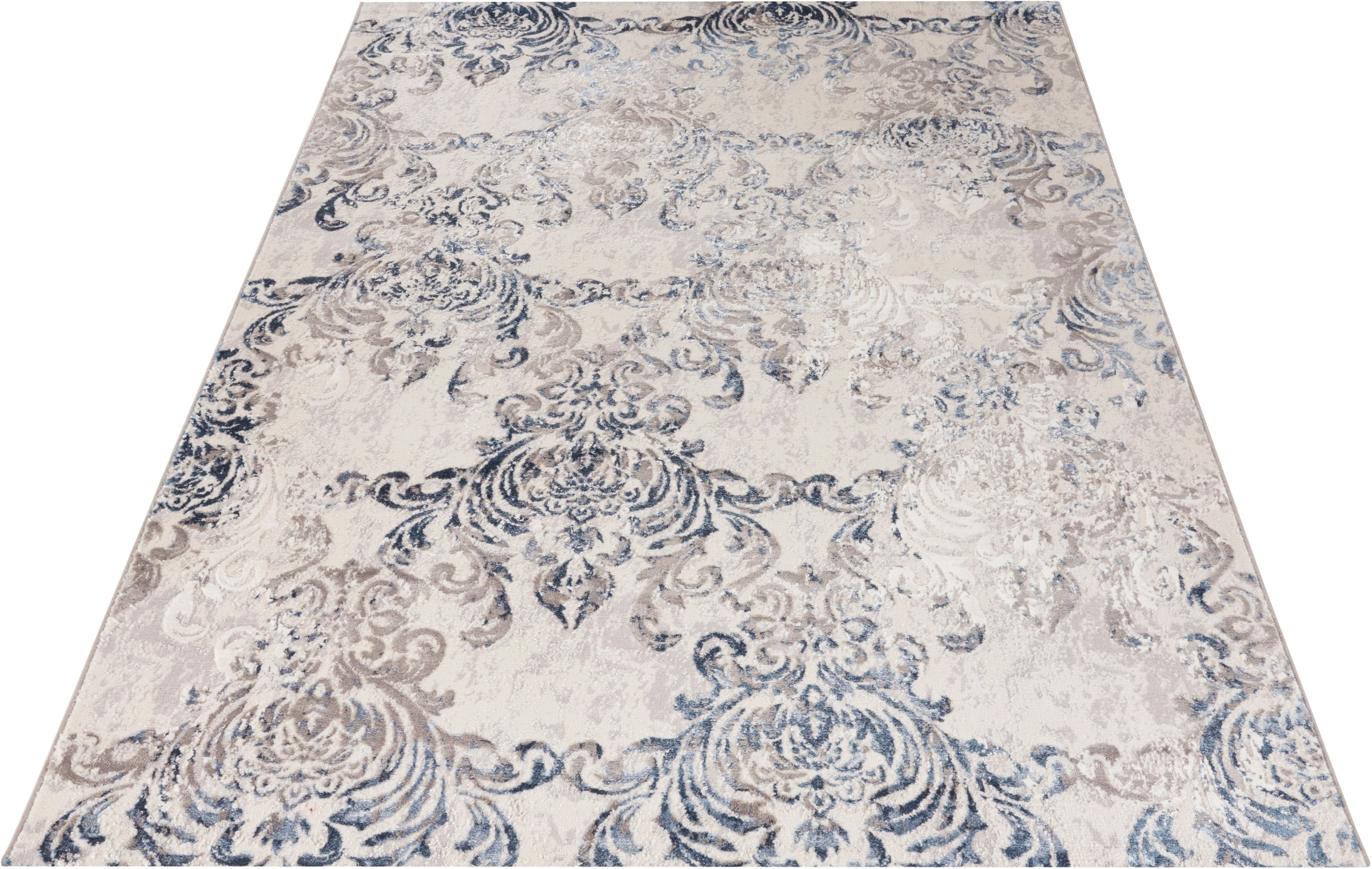 Image of MINT RUGS Teppich »Izan«, rechteckig, 8 mm Höhe, Kurzflor, orientalischer Ornamenten Design, Used Look, Wohnzimmer, Schlafzimmer, Robust, Pflegeleicht, Gekettelt bei Ackermann Versand Schweiz