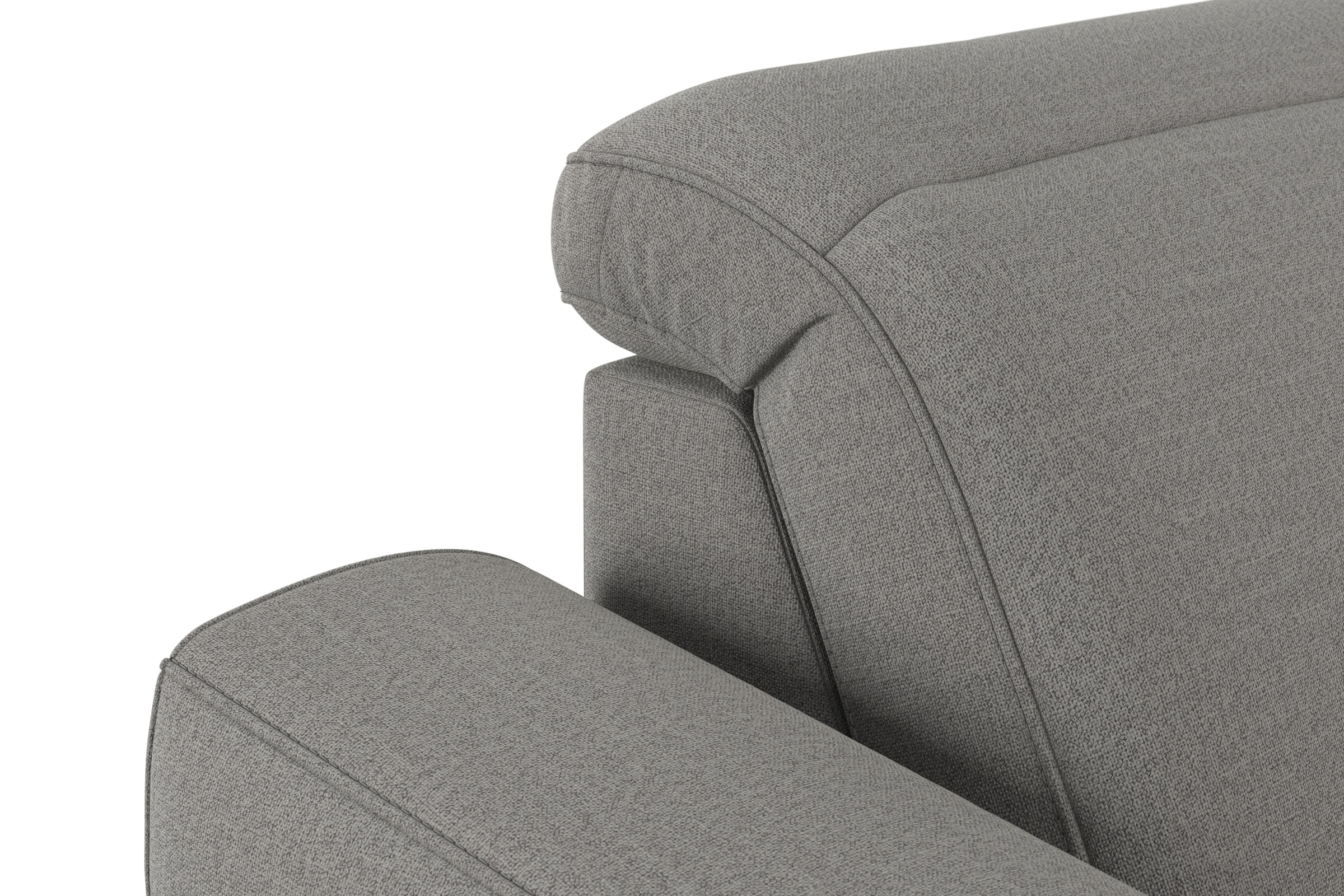 sit&more Wohnlandschaft »Dundee U-Form«, mit Federkern und Massivholzfüssen, wahlweise mit Kopfteilverstellung