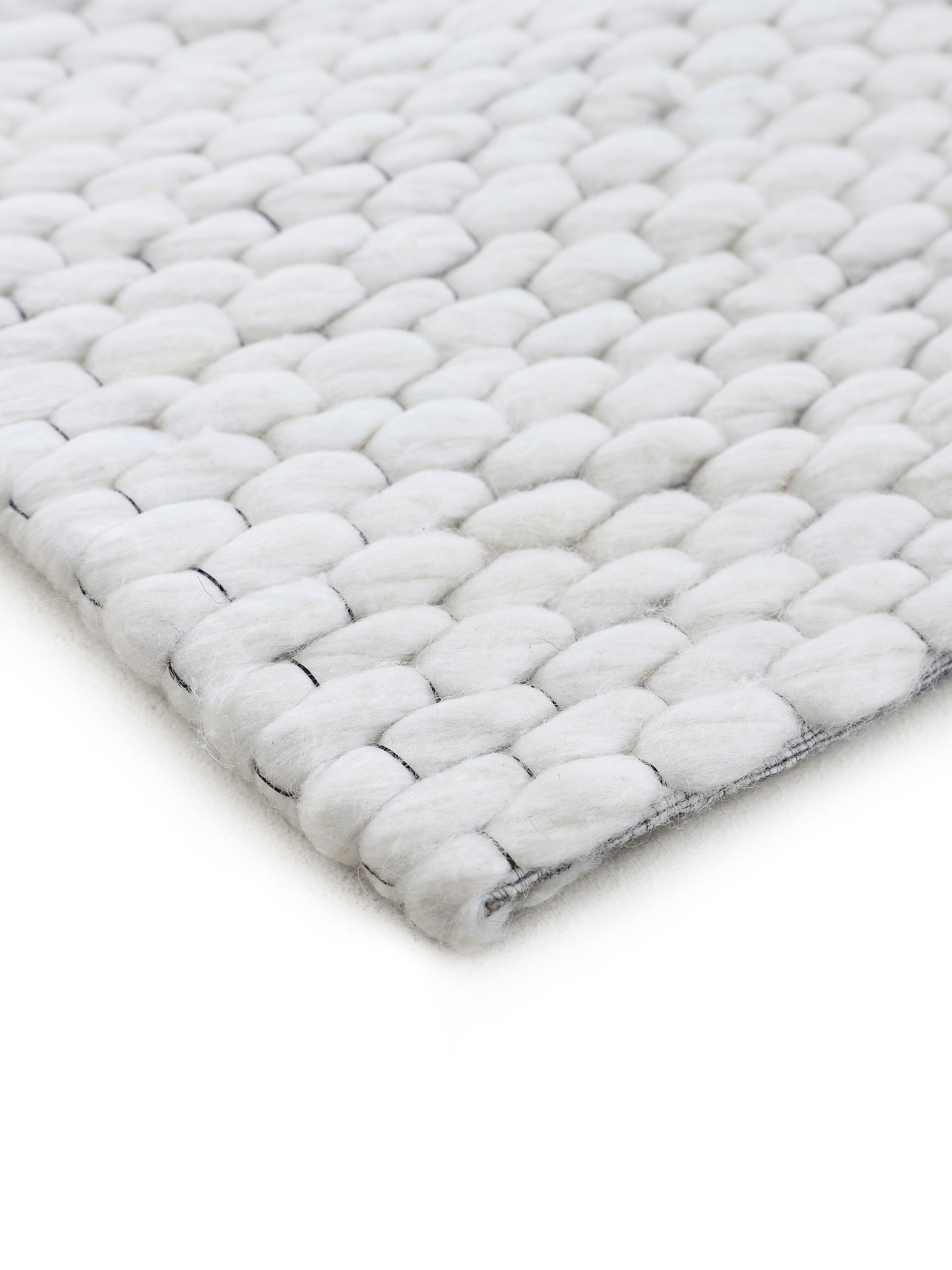 carpetfine Wollteppich »Sina«, rechteckig, 14 mm Höhe, Handweb Teppich, reine Wolle, meliert, handgewebt, weich & kuschelig
