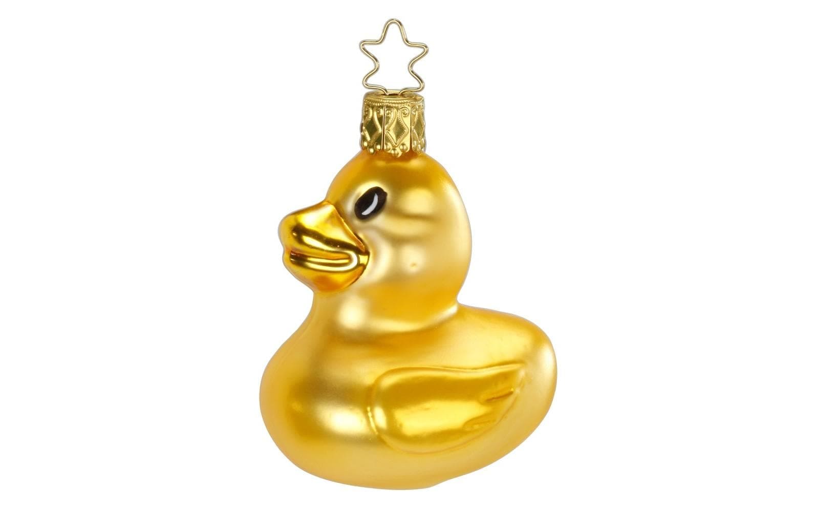 Weihnachtsbaumkugel »Badeente 45053 cm, Goldfarben«, (1 St.)