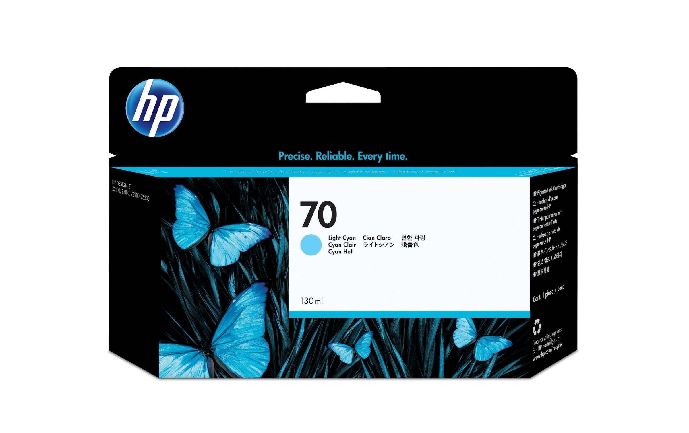 HP Tintenpatrone »Nr. 70 (C9390A) Light Cyan«, (1 St.)