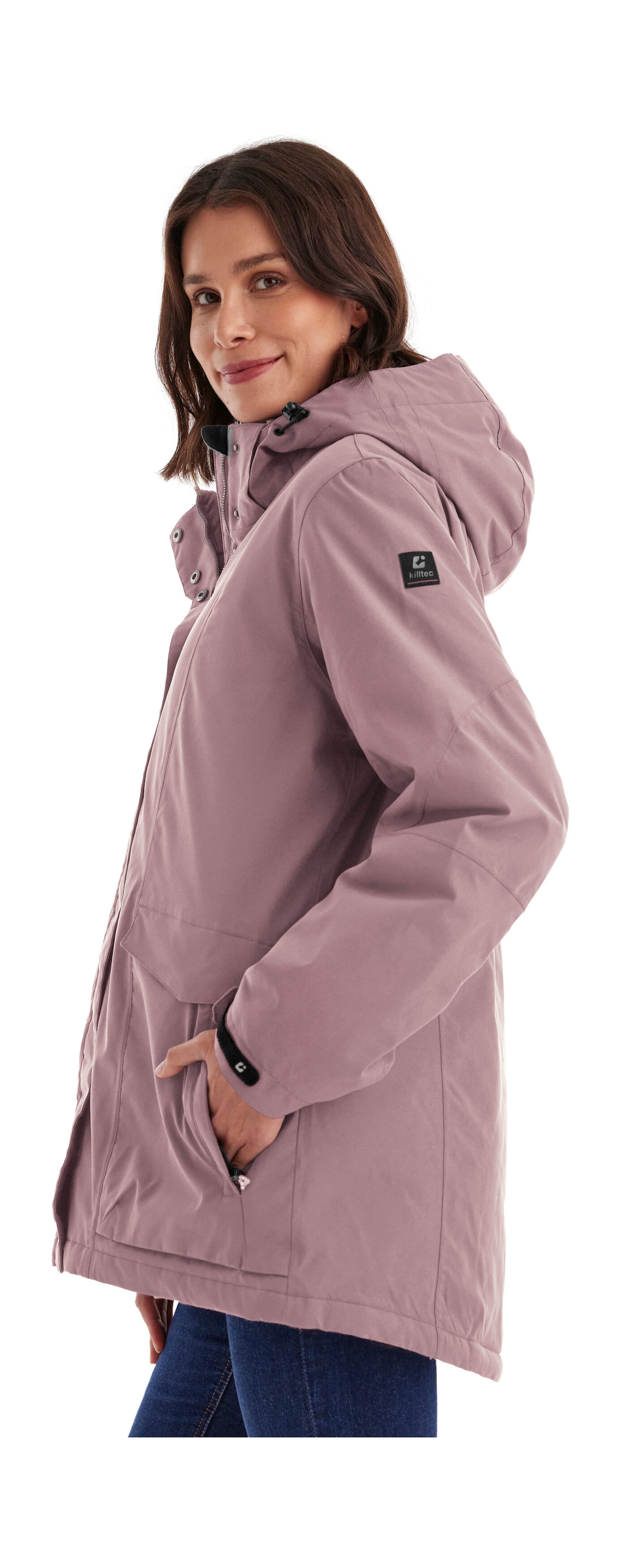 Killtec Veste fonctionnelle »Damen Jacke« veste femme imperméable et respirante avec capuche amovible