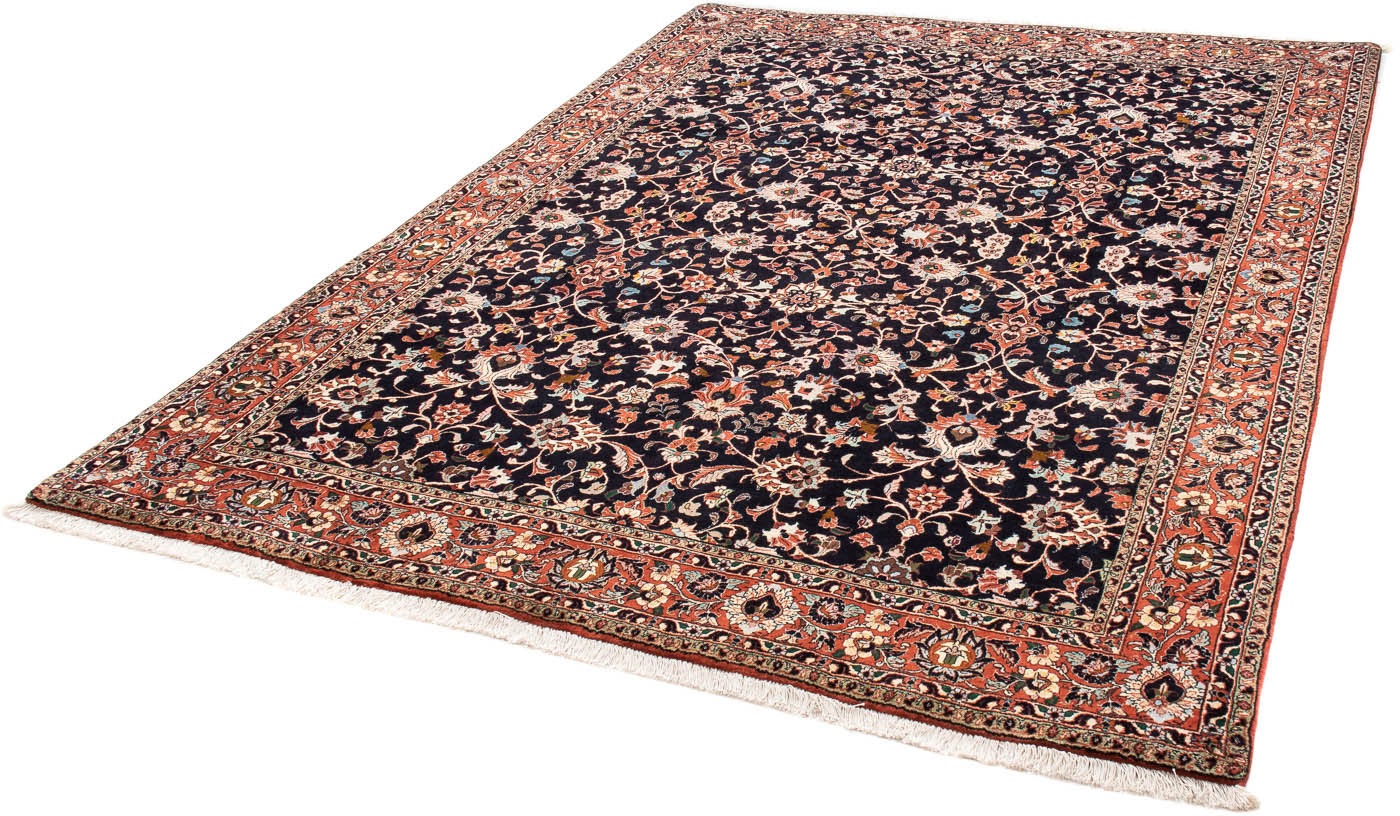 Image of morgenland Orientteppich »Perser - Bidjar - 225 x 166 cm - dunkelblau«, rechteckig, 15 mm Höhe, Wohnzimmer, Handgeknüpft, Einzelstück mit Zertifikat bei Ackermann Versand Schweiz