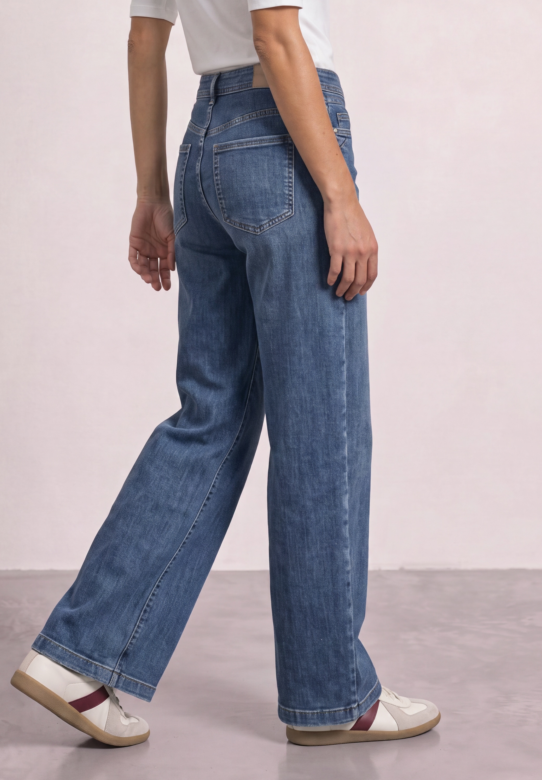 STREET ONE 5-Pocket-Jeans »Style Emee« High Waist, Wide Leg