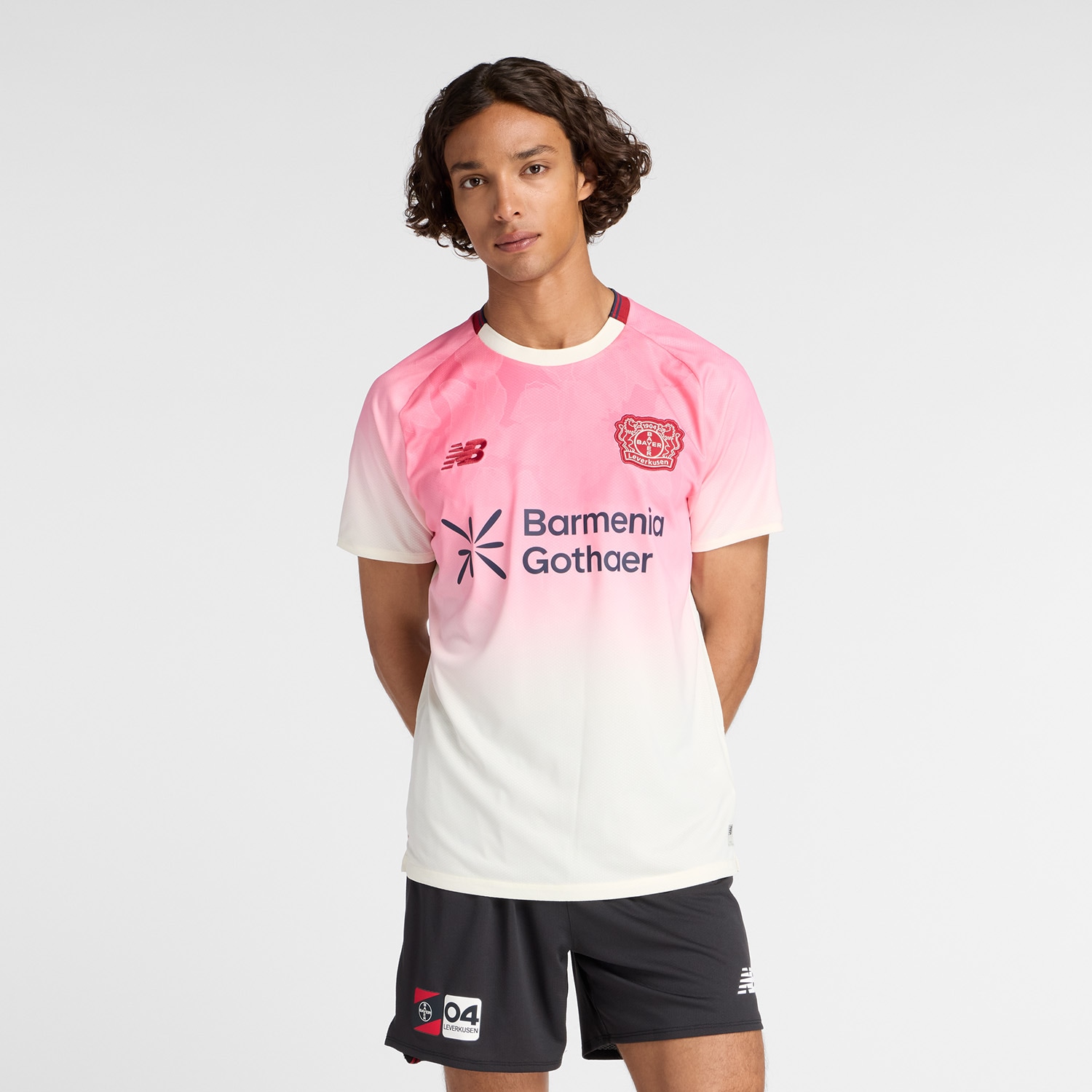 Image of New Balance Fussballtrikot "Bayer 04 Away Leverkusen Short Sleeve Jersey"