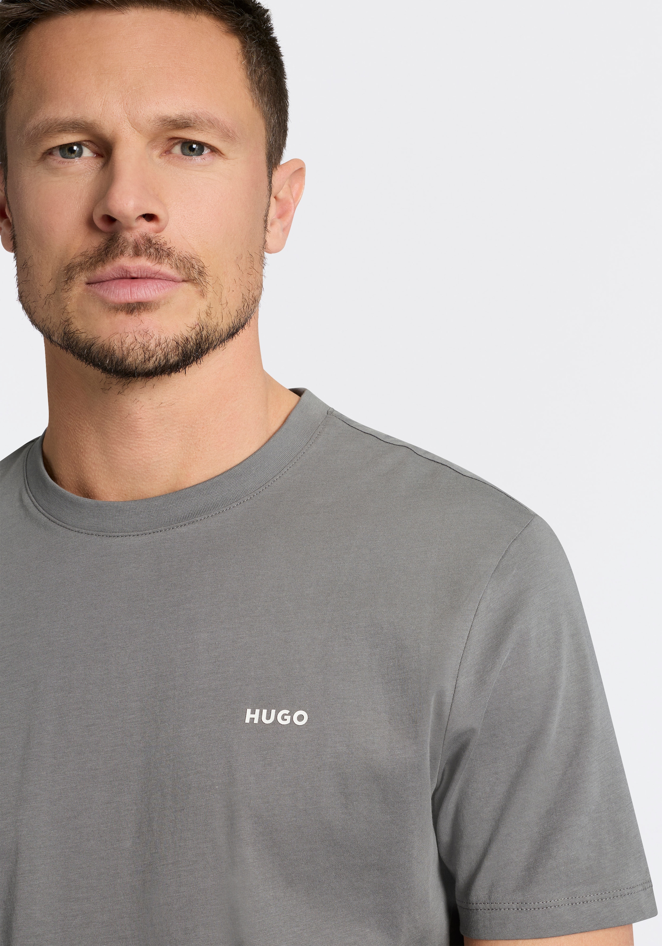 HUGO T-shirt »Dero« Rundhalsausschnitt, Regular Fit, Basic Must Have