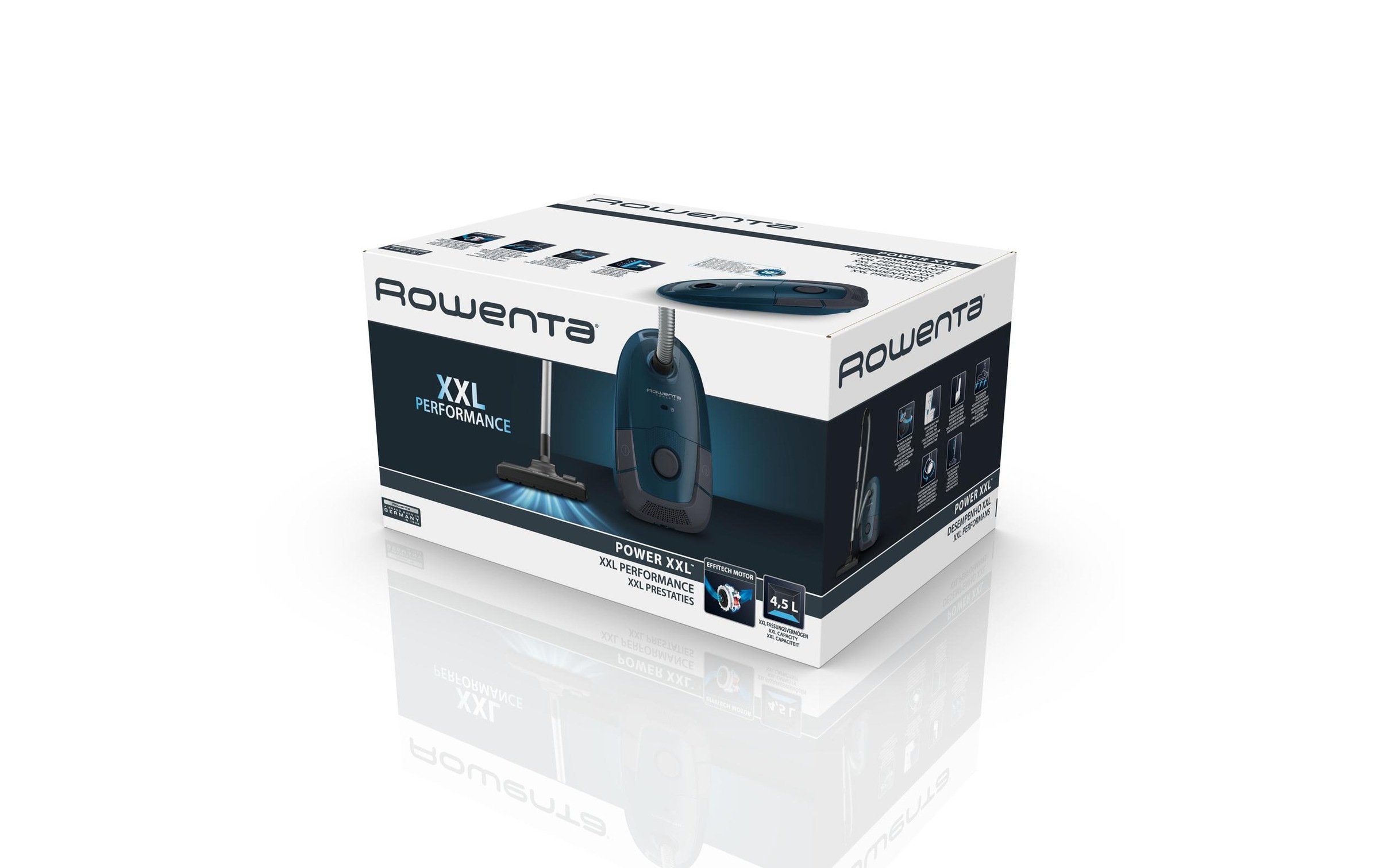 Rowenta Bodenstaubsauger »POWER XXL (RO3125) Blau/Grau«, 450 W, mit Beutel