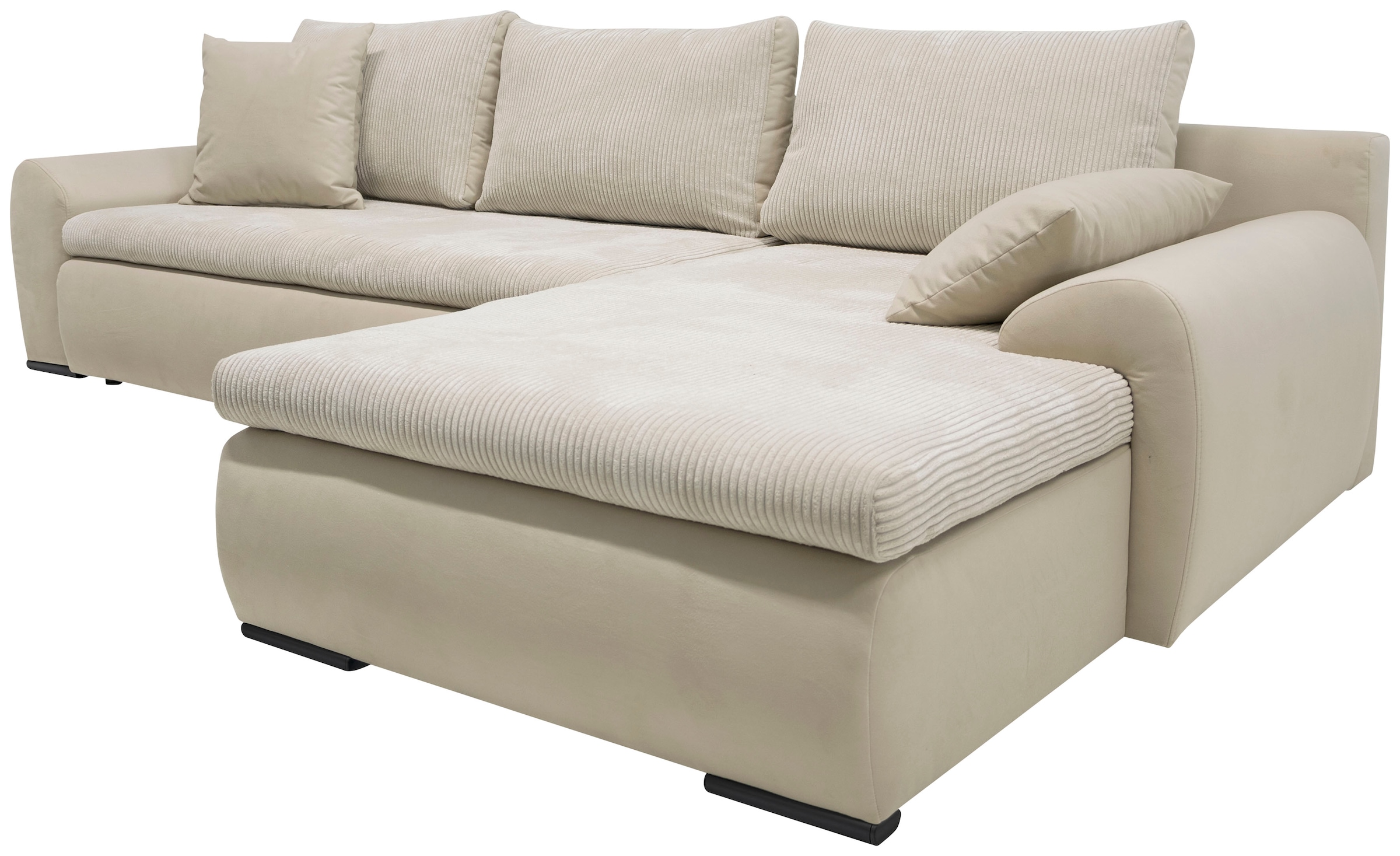 Home affaire Ecksofa Win L-Form, wahlweise mit Bettfunktion und Bettkasten