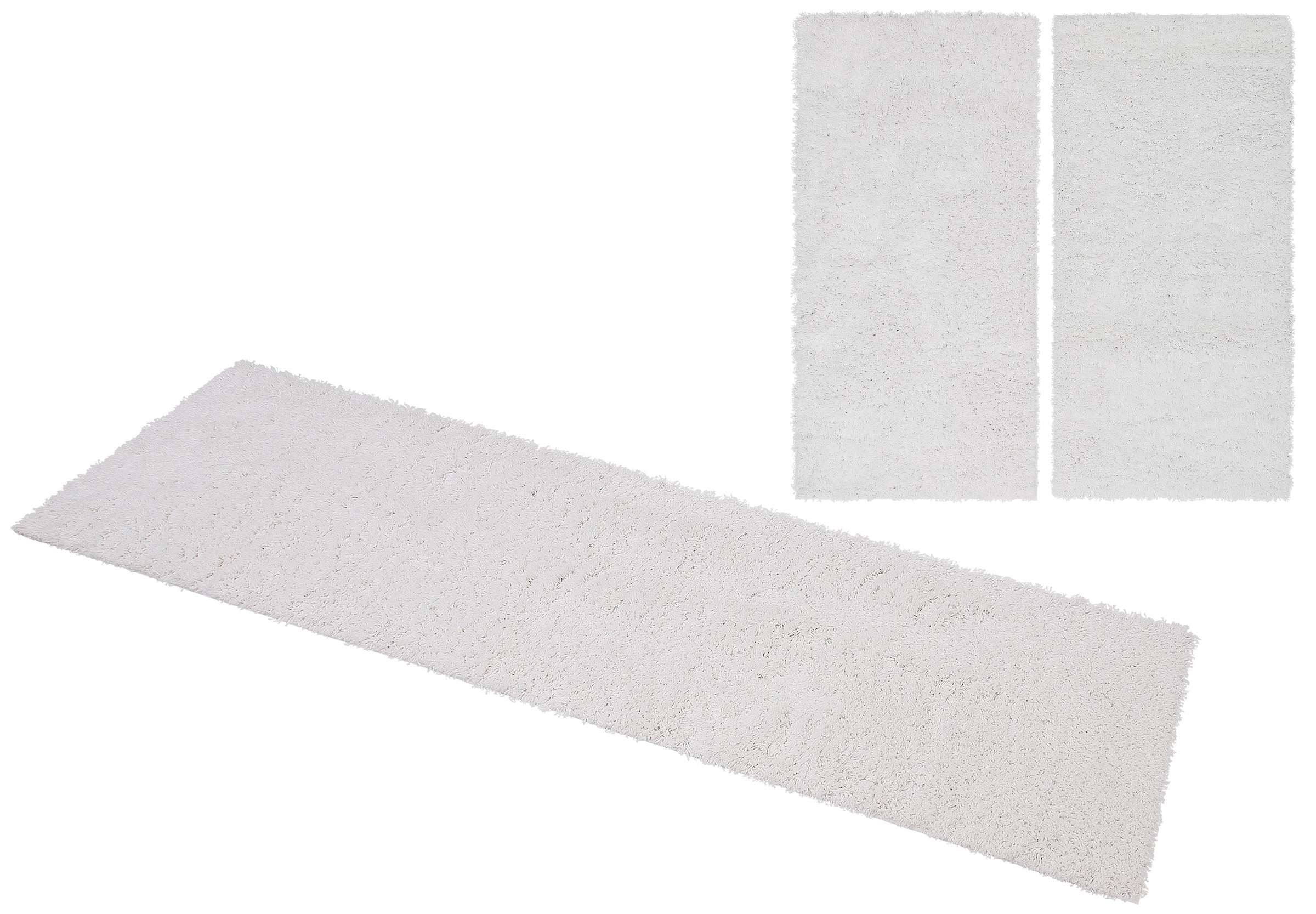 Image of Home affaire Bettumrandung »Viva«, (3 tlg.), Bettvorleger, Teppich, Läufer-Set für das Schlafzimmer, Uni-Farben, einfarbig, besonders weich und kuschelig bei Ackermann Versand Schweiz