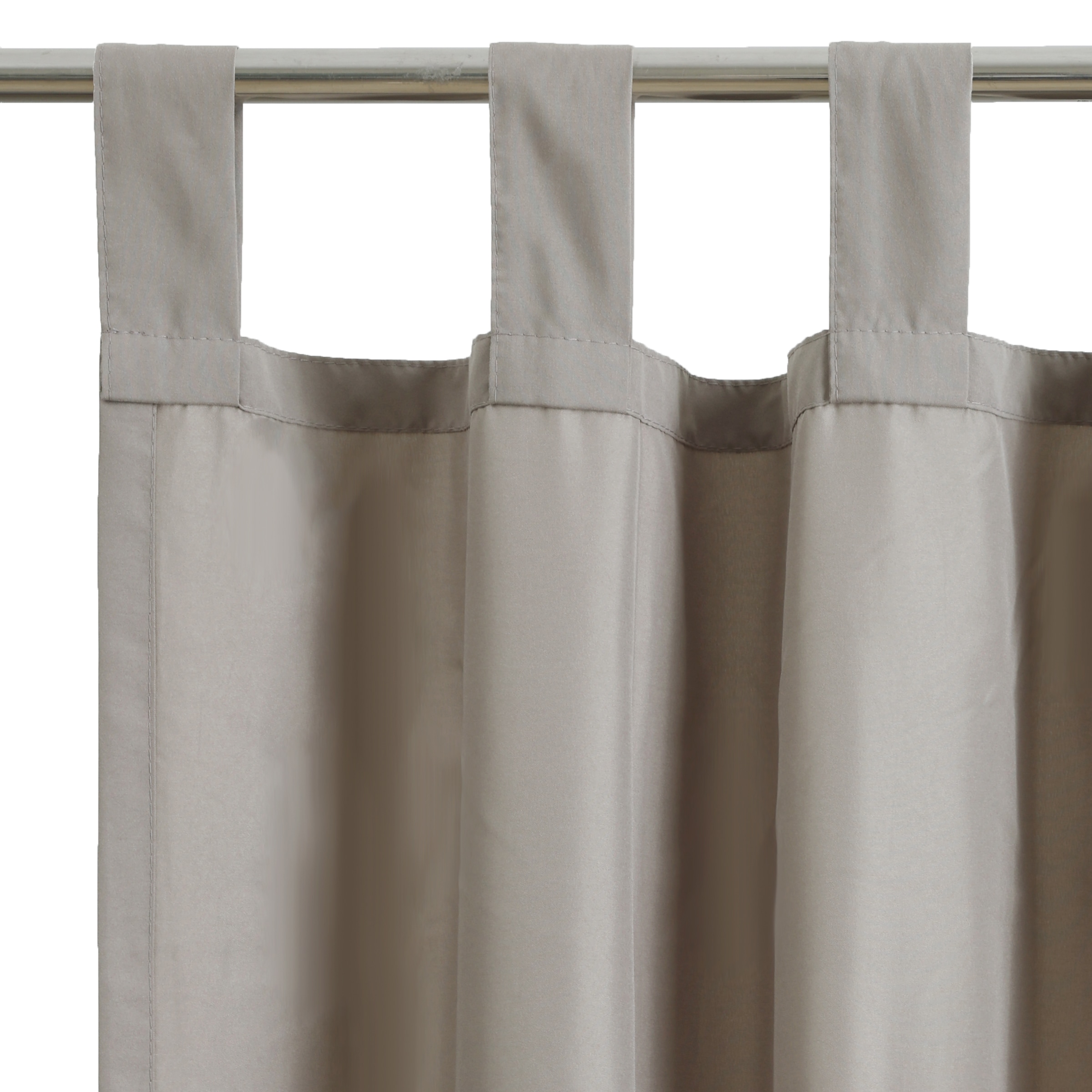 my home Vorhang »Raja« Schlaufen 2 Stk. tlg. 2er-Set, Bestseller, einfarbig, modern, pflegeleichte Mikrofaser