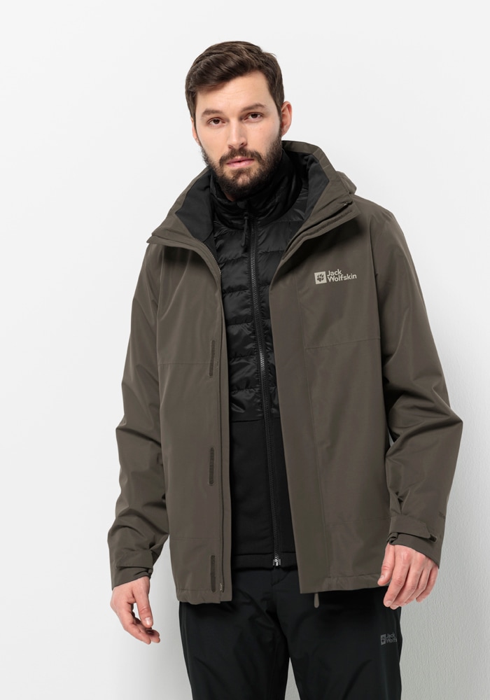 Jack Wolfskin 3-in-1-Funktionsjacke »LUNTAL 3IN1 JKT M« mit Kapuze