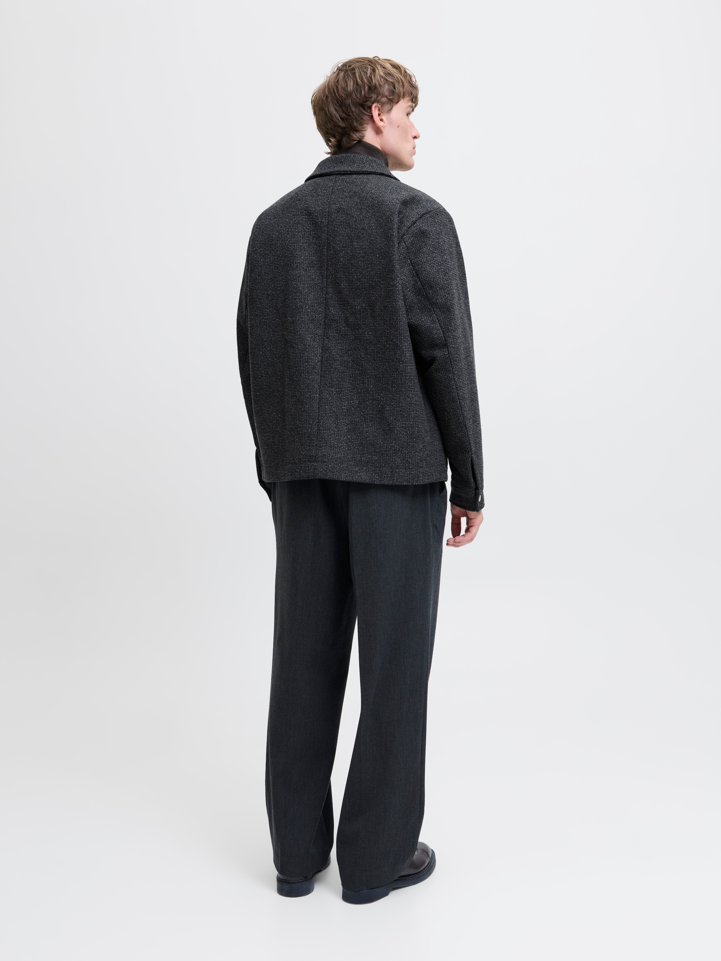 Jack & Jones Veste en laine »JPRCCRUSSEL WOOL BLEND JACKET SN« sans capuche
