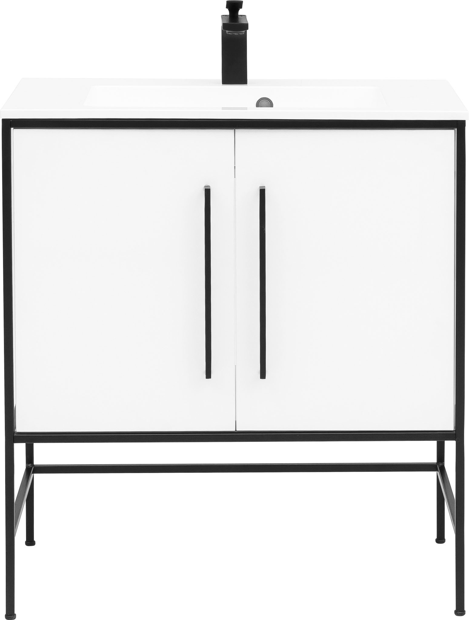 Image of Schildmeyer Waschtisch "Moris" mit Mineralgussbecken, Breite 77 cm
