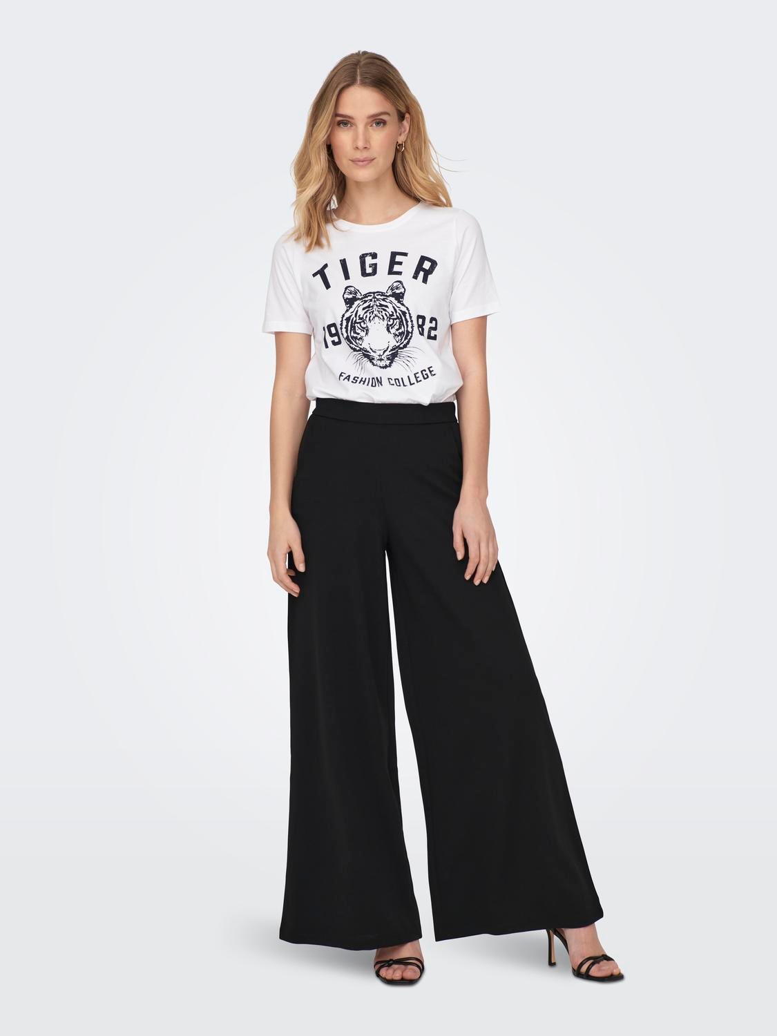 JDY Jerseyhose »JDYTANJA LIFE WIDE FLOWY PANT JRS NOOS«