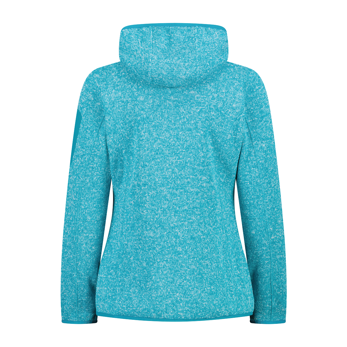 CMP Strickfleecejacke »KNITTED MELANGE HOODY WOMAN HOODY«, (1 St.), mit Kapuze, Wärmend und