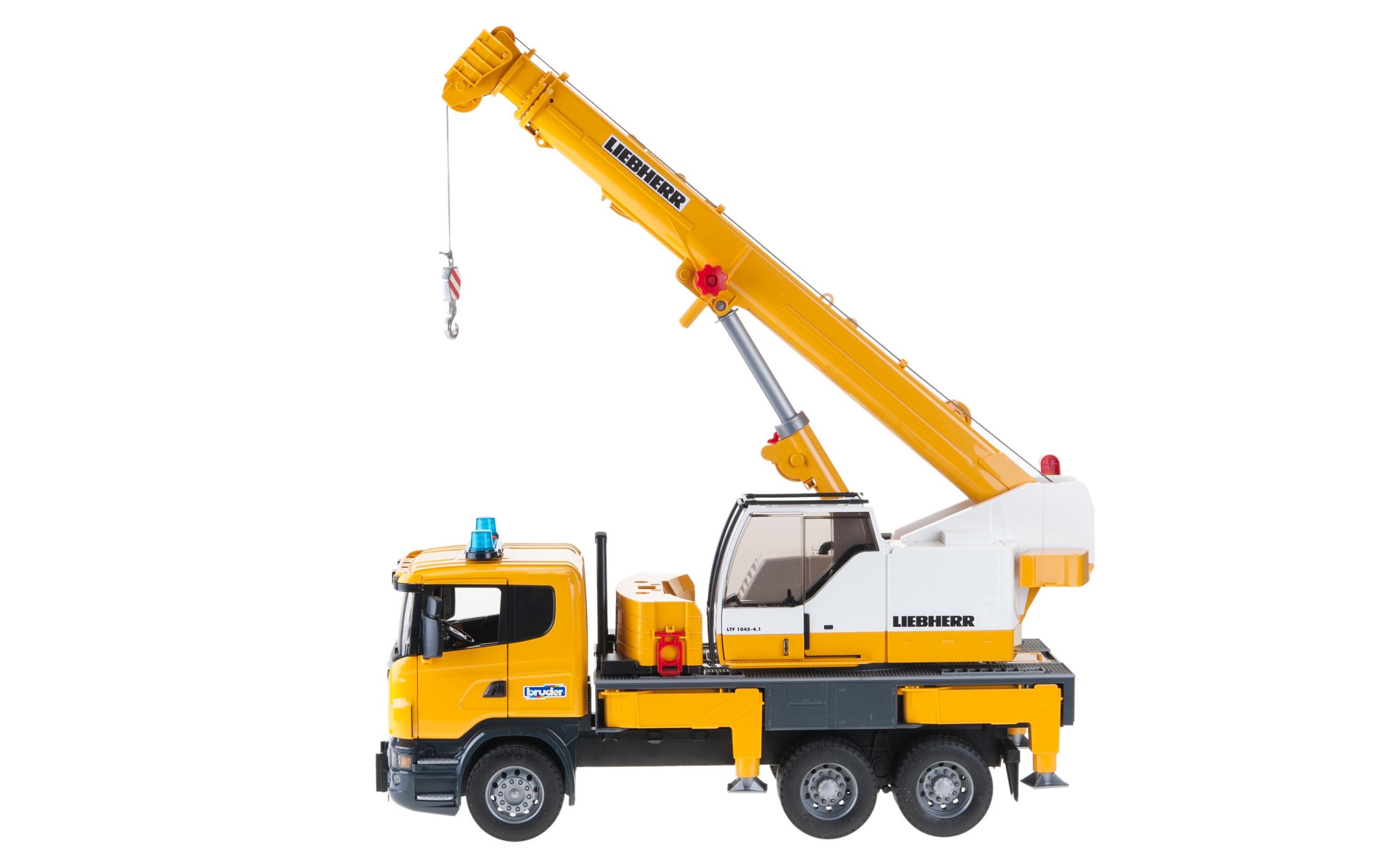 Bruder® Spielzeug-Krankenwagen »Scania R-Serie Kran-LKW«