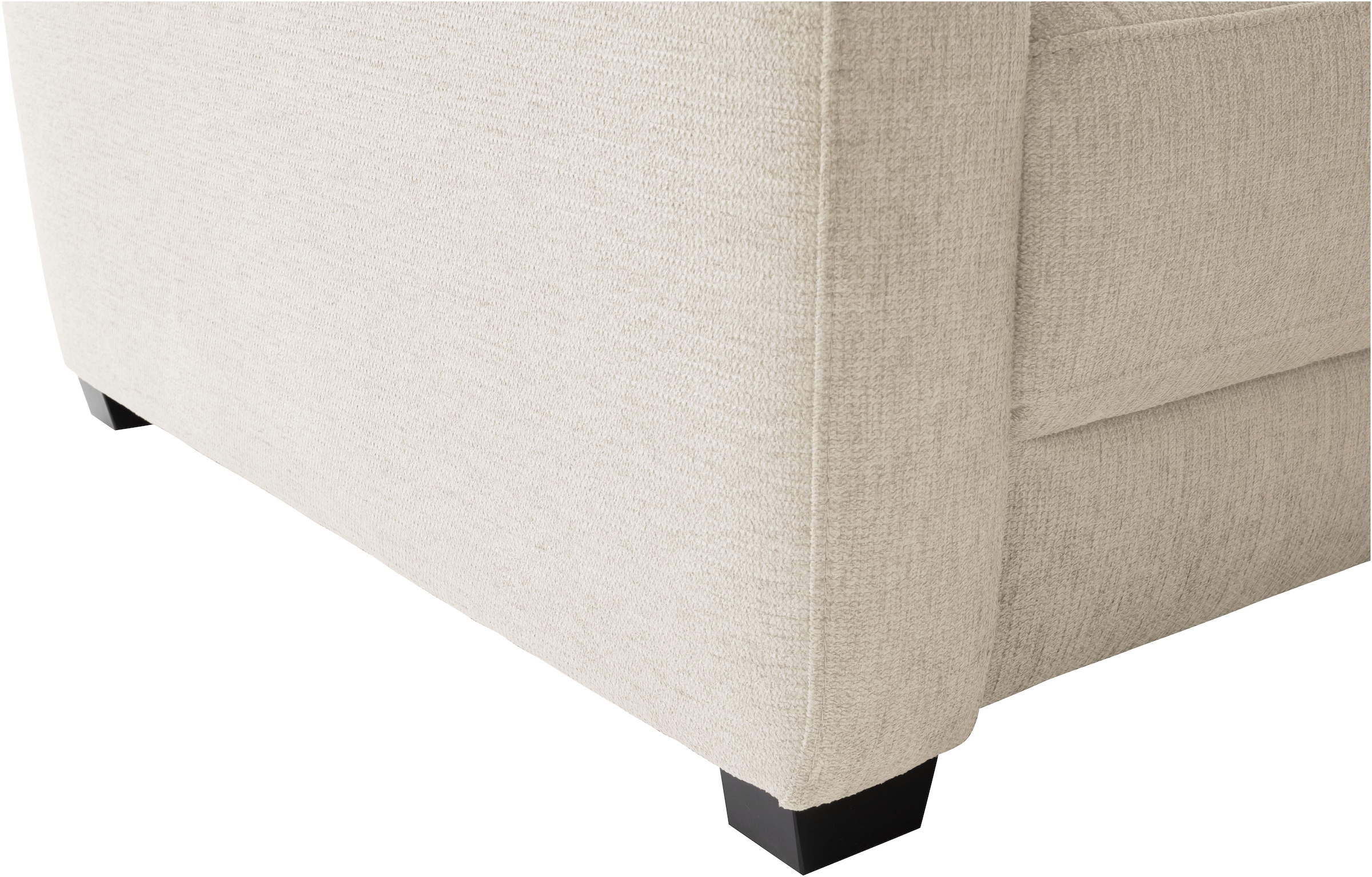 Mr. Couch Ecksofa »Pierre, L-Form mit BoxSpring« Mit Boxpring-Taschenfederkern