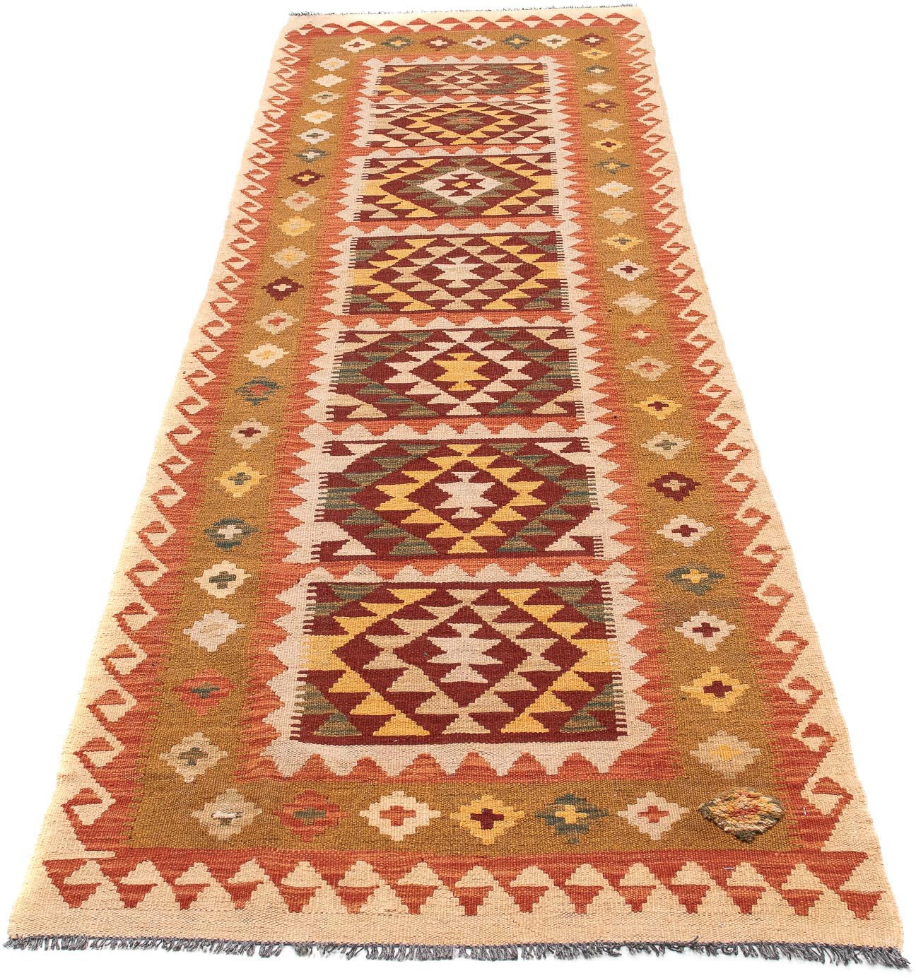 Image of morgenland Läufer »Kelim Maimene Medaillon 192 x 56 cm«, rechteckig, 0,5 mm Höhe, Wendeteppich bei Ackermann Versand Schweiz