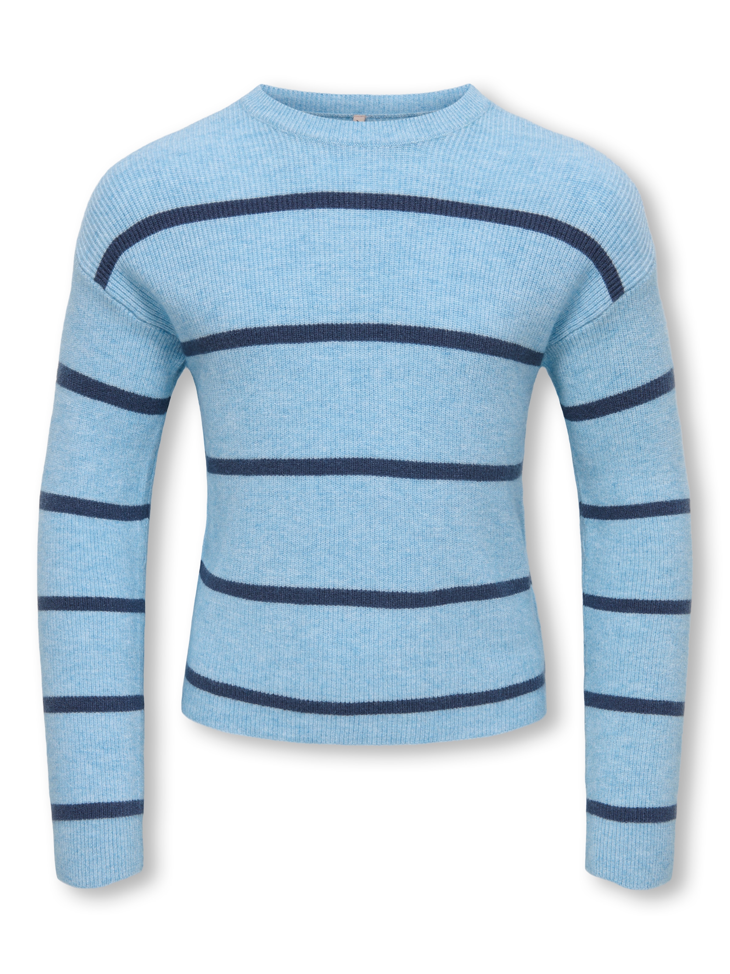 KIDS ONLY Pull en tricot »KOGFRANCA SHORT L/S STRIPE KNT NOOS« mélange viscose, coupe ample