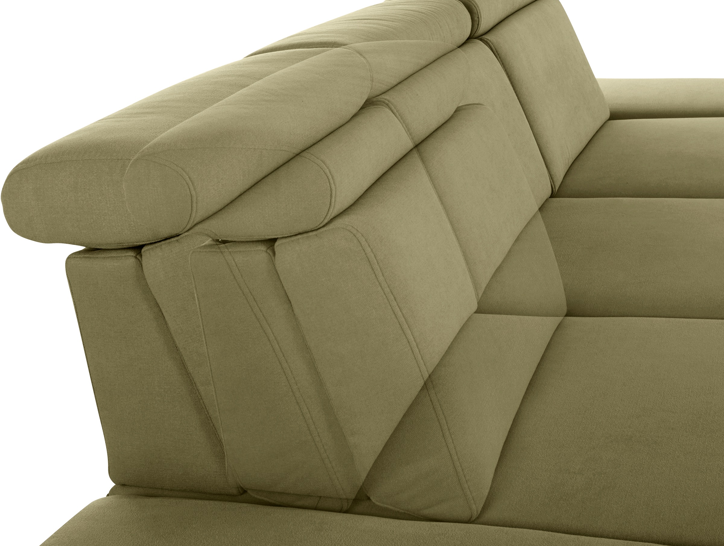sit&more Ecksofa »Brisbane L-Form«, Fusshöhe 12 cm, inklusive Sitztiefen-, Armteil- und Kopfteilverstellung
