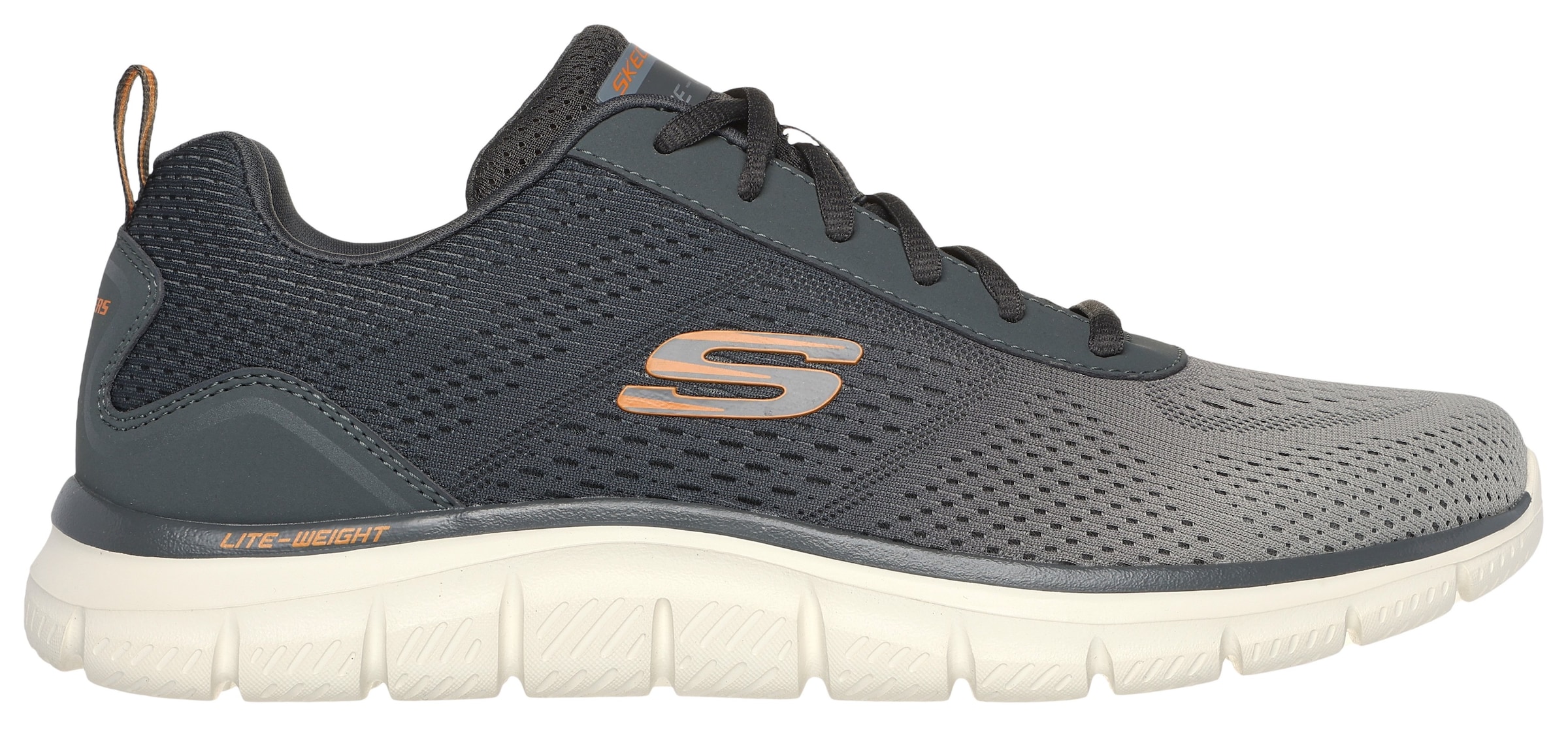 Skechers Sneaker »TRACK-RIPKENT«  Freizeitschuh, Halbschuh, Schnürschuhin veganer Verarbeitung