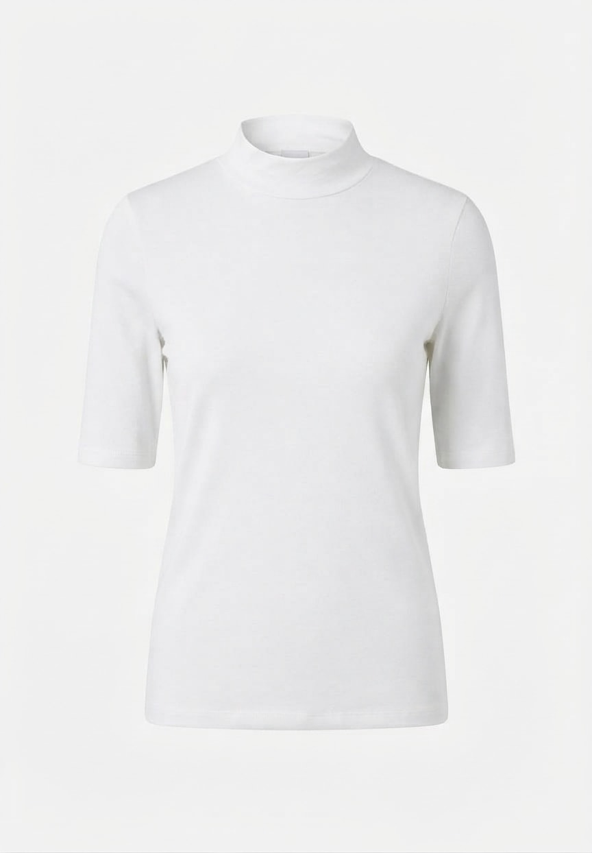 Seidel Moden Stehkragenshirt im hüftlangen Schnitt, MADE IN GERMANY