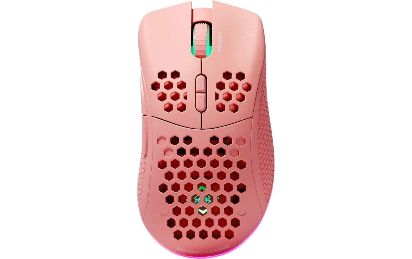 DELTACO Gaming-Maus »GAM-120-P RGB« Leichte Gaming-Maus mit RGB Beleuchtung