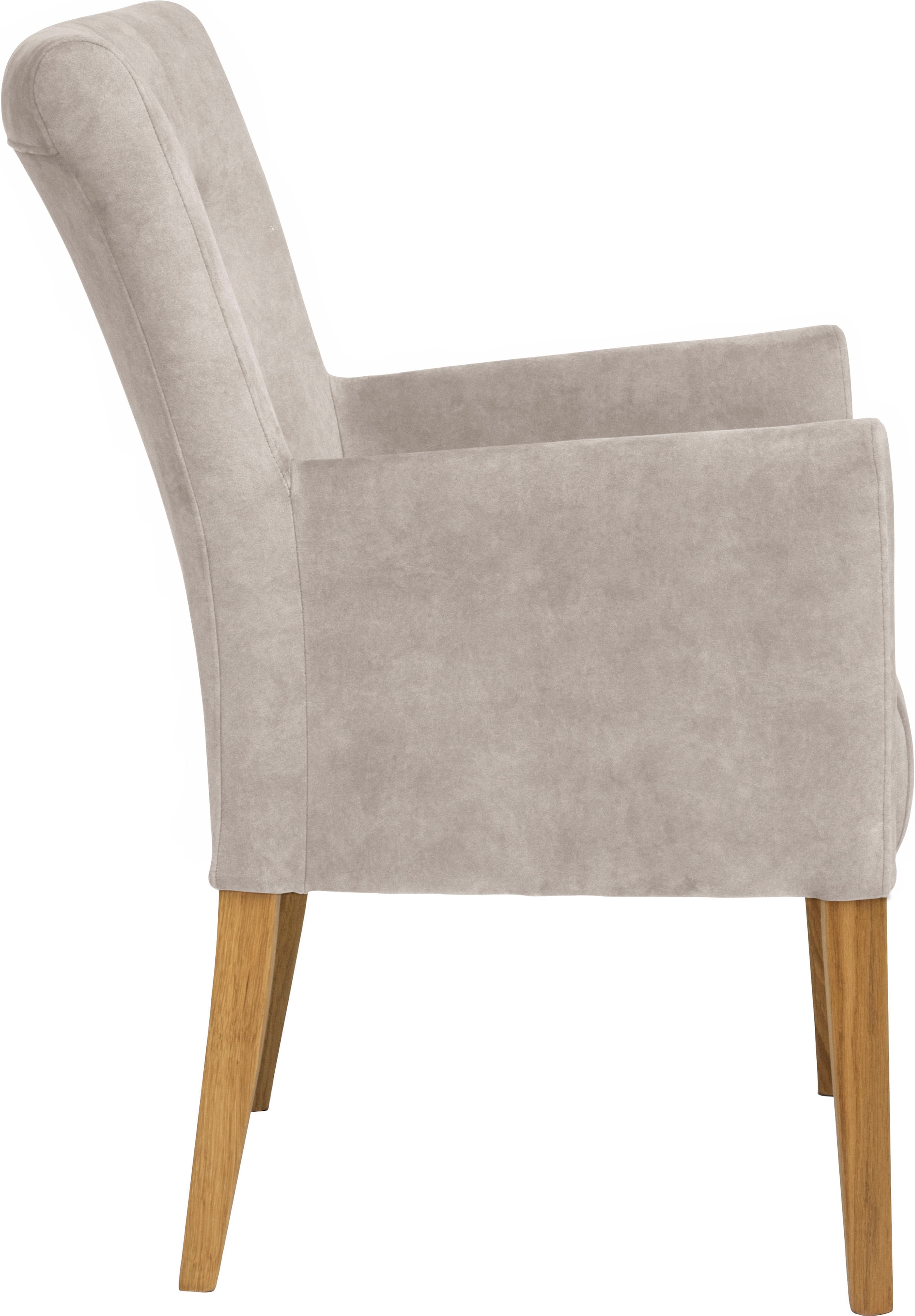 Home affaire Chaise de salle à manger »King« () 1 cuisArmlehnstuhl mit Knopfheftung, Polsterstuhl