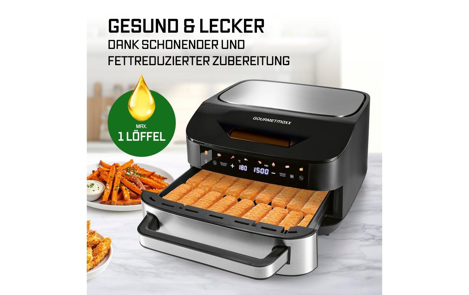 GOURMETmaxx Heissluftfritteuse »XXL-Garfläche 7 l«