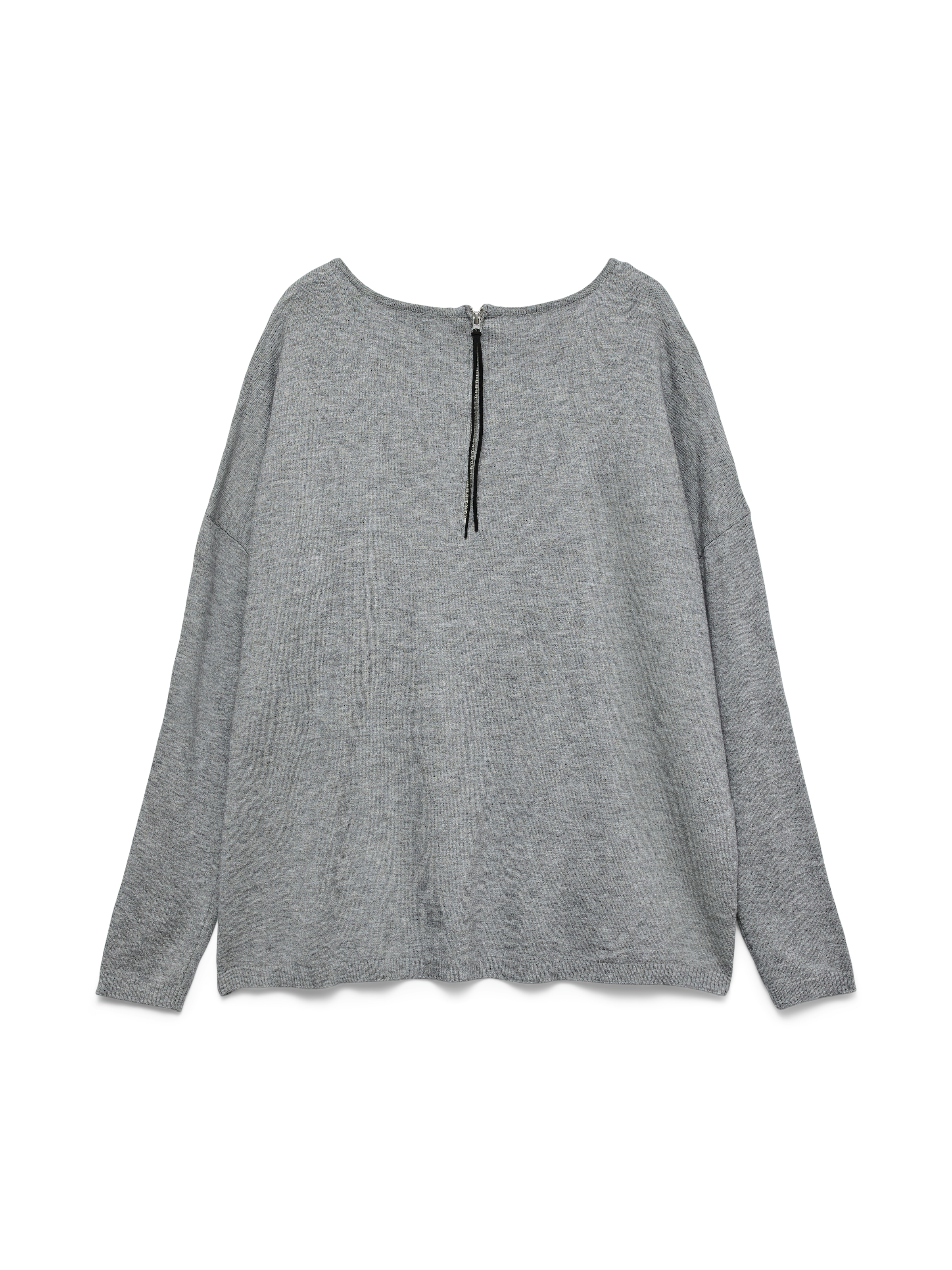 Vero Moda Rundhalspullover »VMBREEZE AURA LS ZIPPER BLOUSE NOOS«