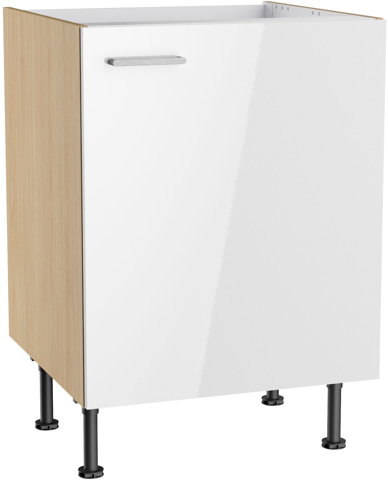 KOCHSTATION Spülenschrank »KS-Lucy« Breite 60 cm, mit 1 Tür, höhenverstellbare Füsse, Soft-Close