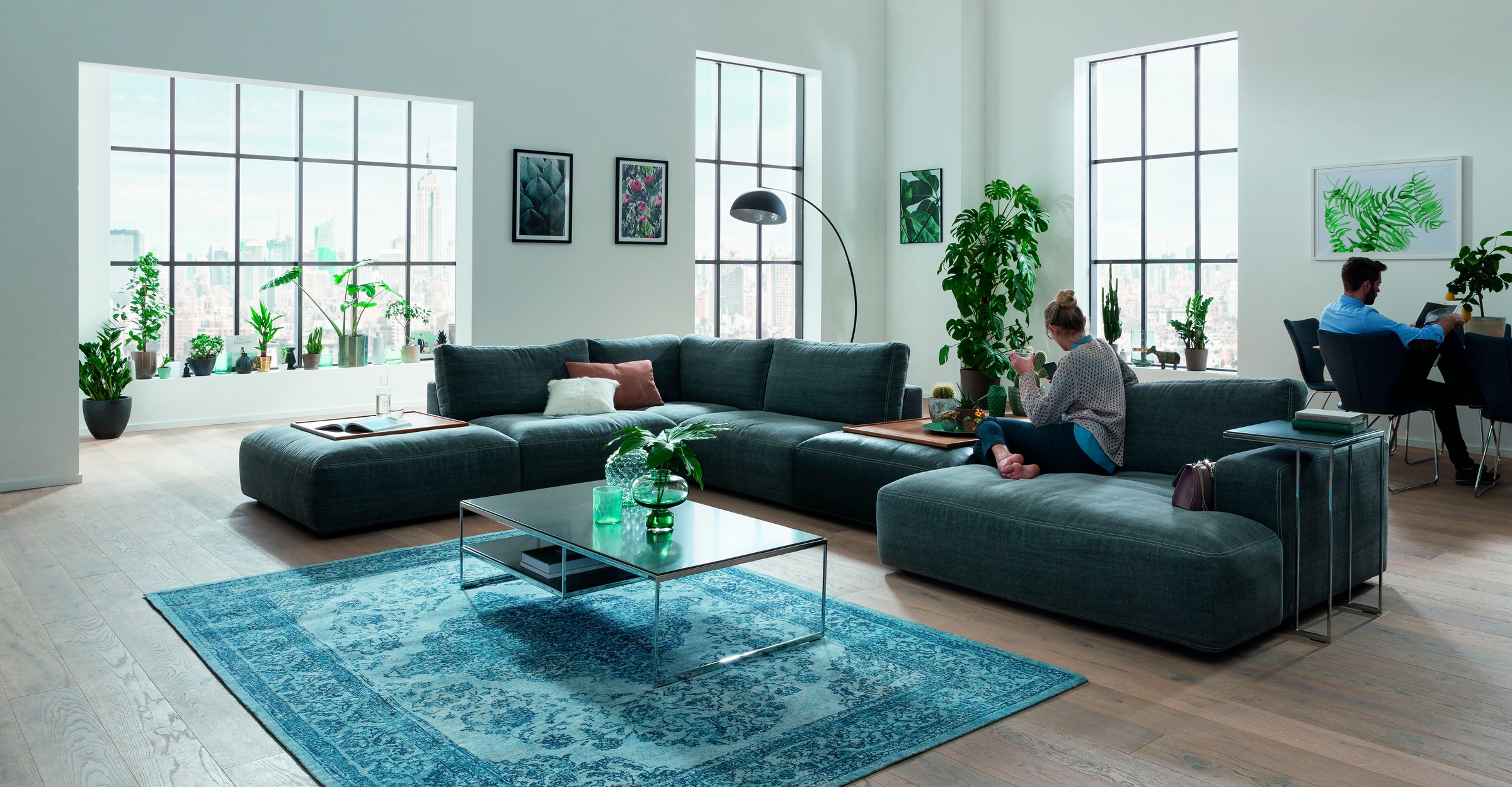 GALLERY M branded by Musterring »Bordüre« rechteckig 5 mm Höhe Flachgewebe, Chenille, Wohnzimmer