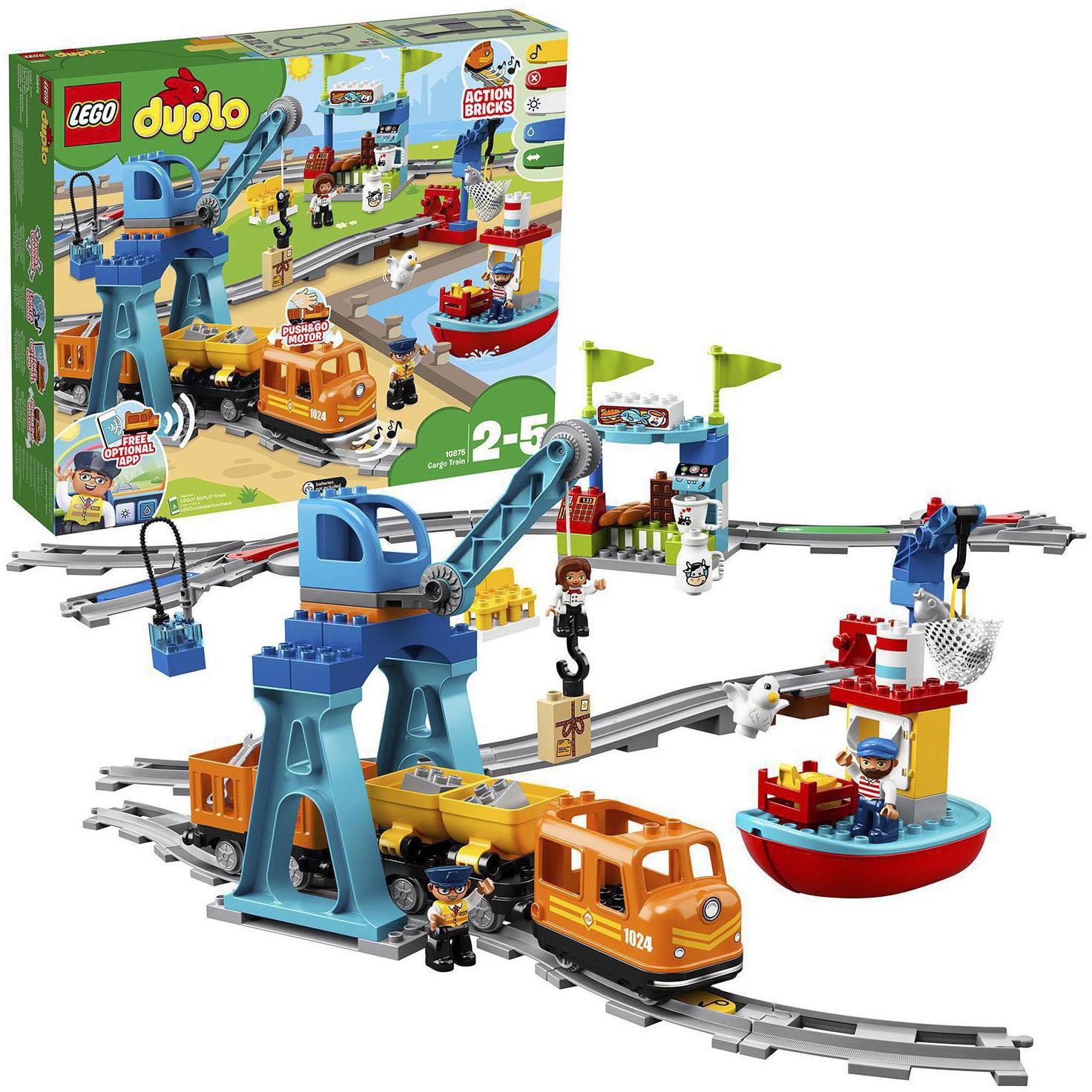 Image of LEGO® Konstruktionsspielsteine »Güterzug (10875), LEGO® DUPLO® Town«, (105 St.) bei Ackermann Versand Schweiz