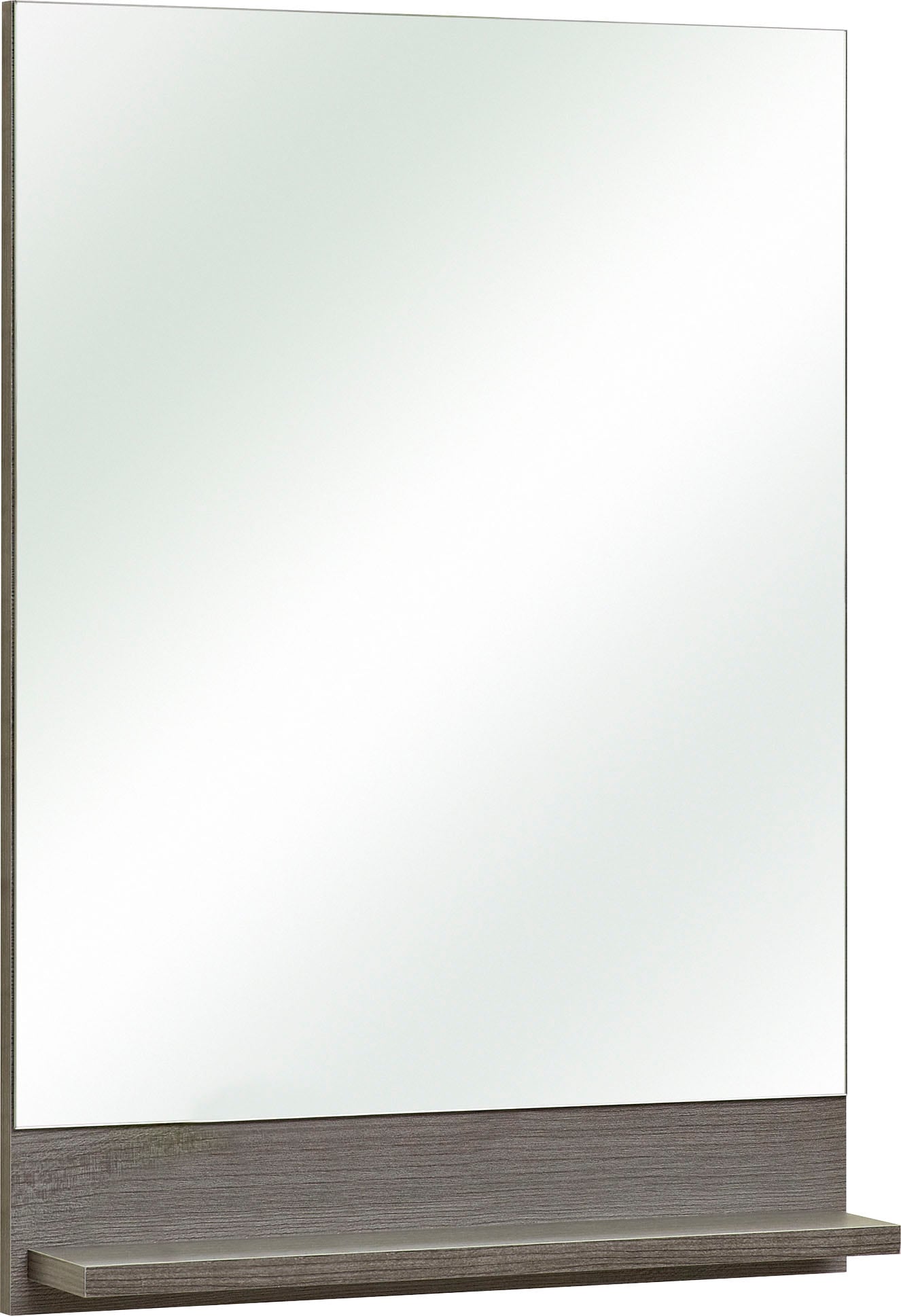 Saphir Miroir de salle de bain »Quickset Bad Flächenspiegel mit Ablage, 50 cm breit, ohne Beleuchtung« miroir mural moderne pour salle de bain, rectangulaire, 70 cm de haut