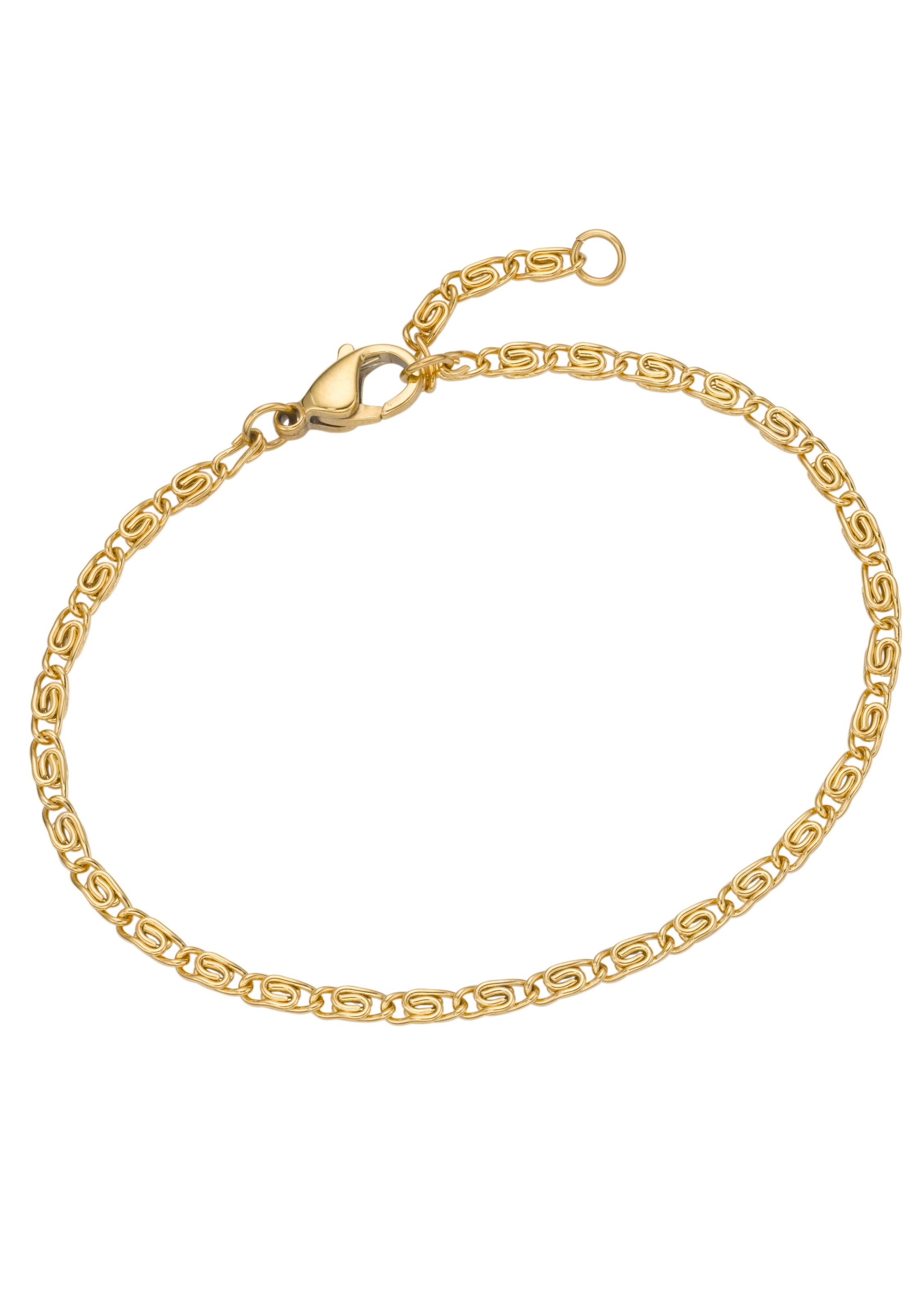 Image of Firetti Edelstahlarmband »S-Panzerkettengliederung, 3,45 mm breit, gelbgoldfarben«, Made in Germany bei Ackermann Versand Schweiz