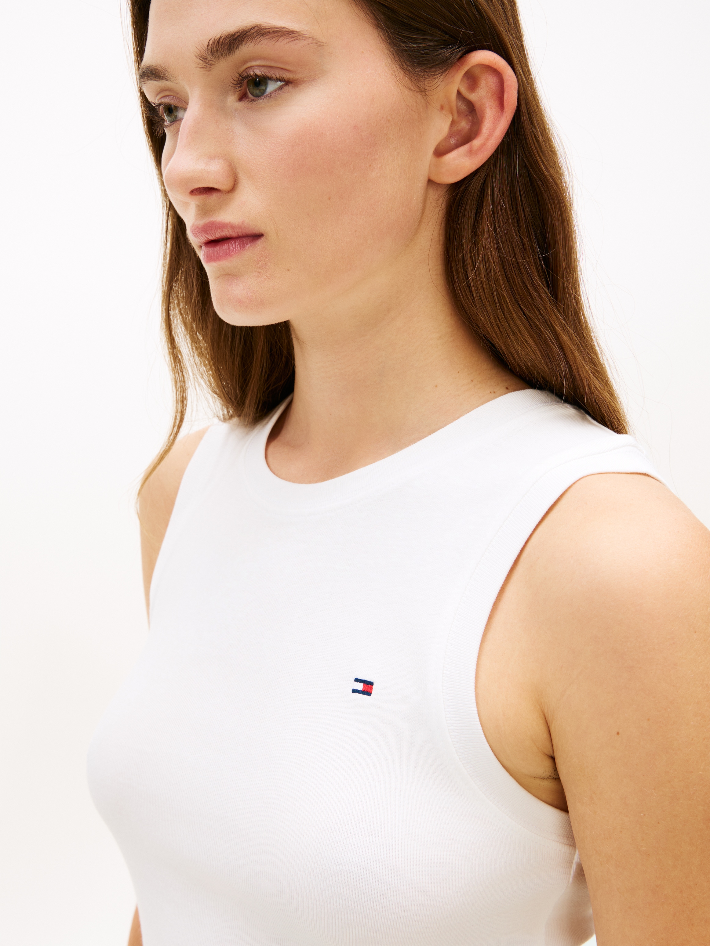 Tommy Hilfiger Top fonctionnel »SLIM CODY C-NK TANK TOP« mit gerippter Textur